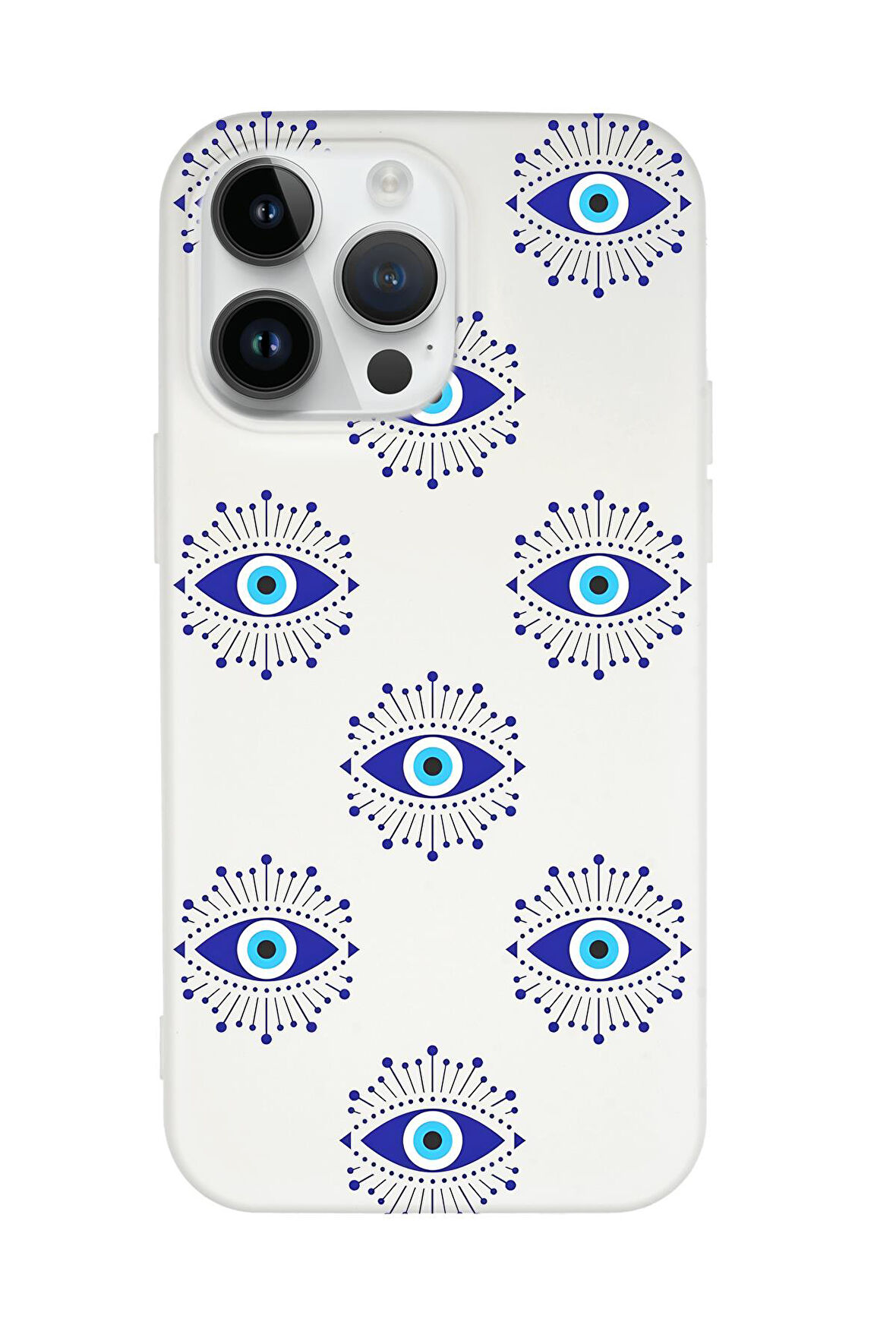 iPhone 15 Pro Max Uyumlu Mystic Aura Desenli Premium Silikonlu Telefon Kılıfı