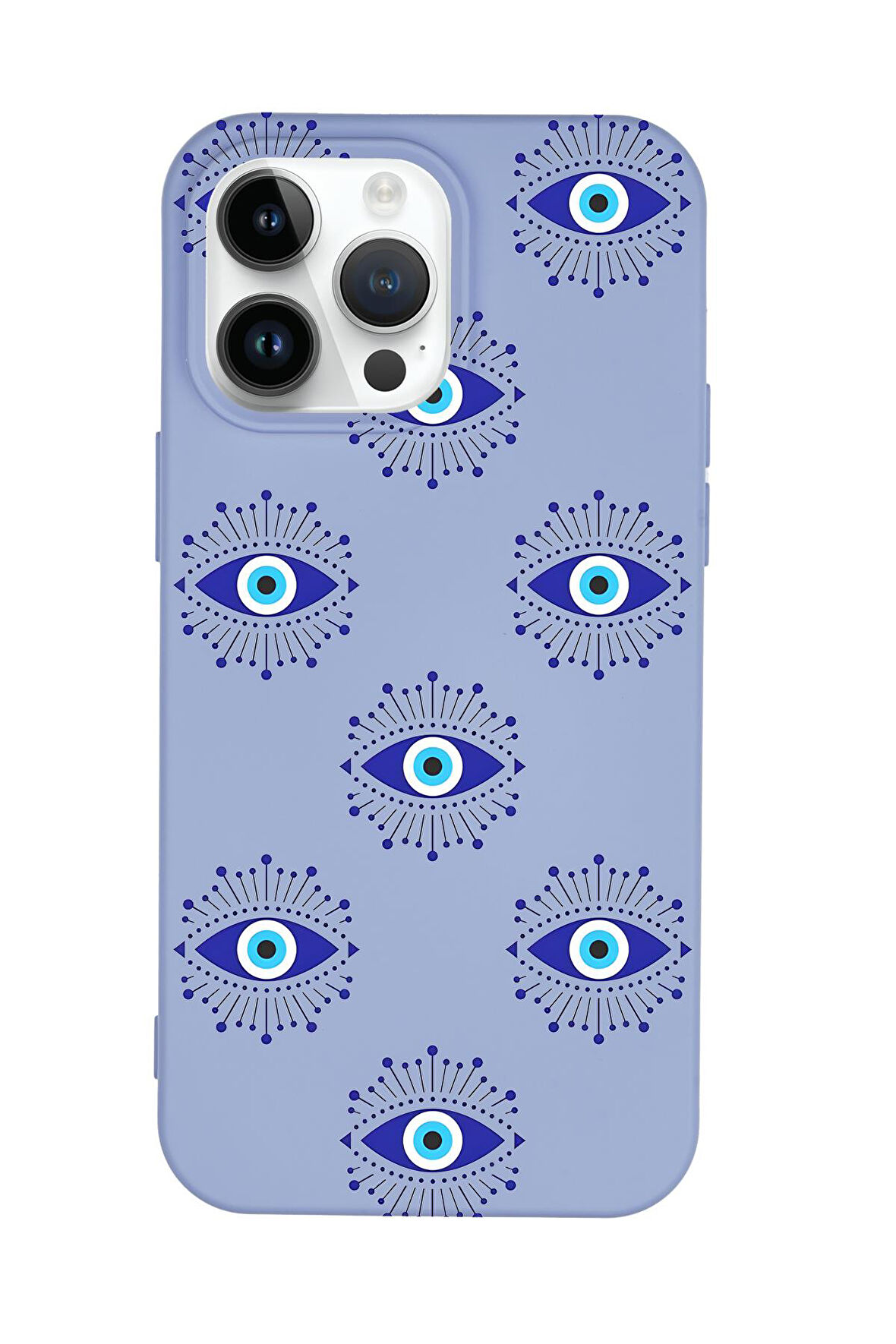 iPhone 15 Pro Max Uyumlu Mystic Aura Desenli Premium Silikonlu Telefon Kılıfı