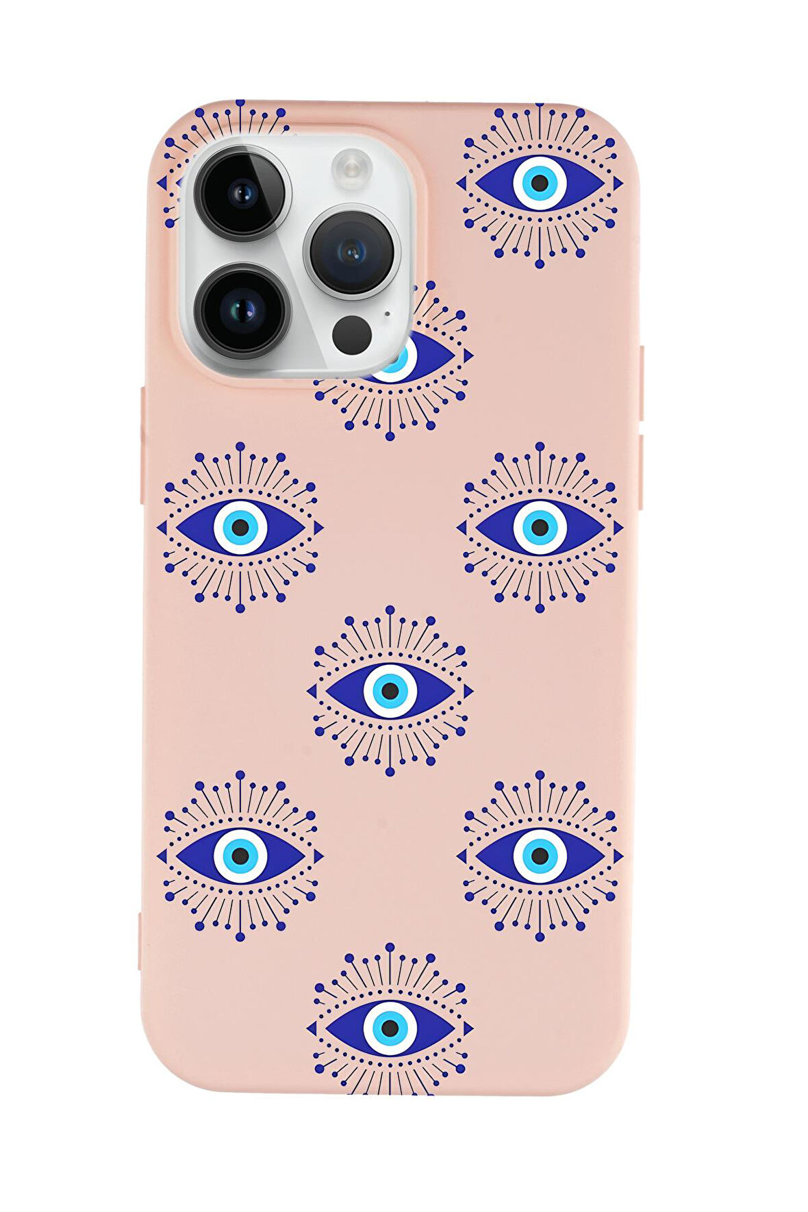 iPhone 15 Pro Max Uyumlu Mystic Aura Desenli Premium Silikonlu Telefon Kılıfı