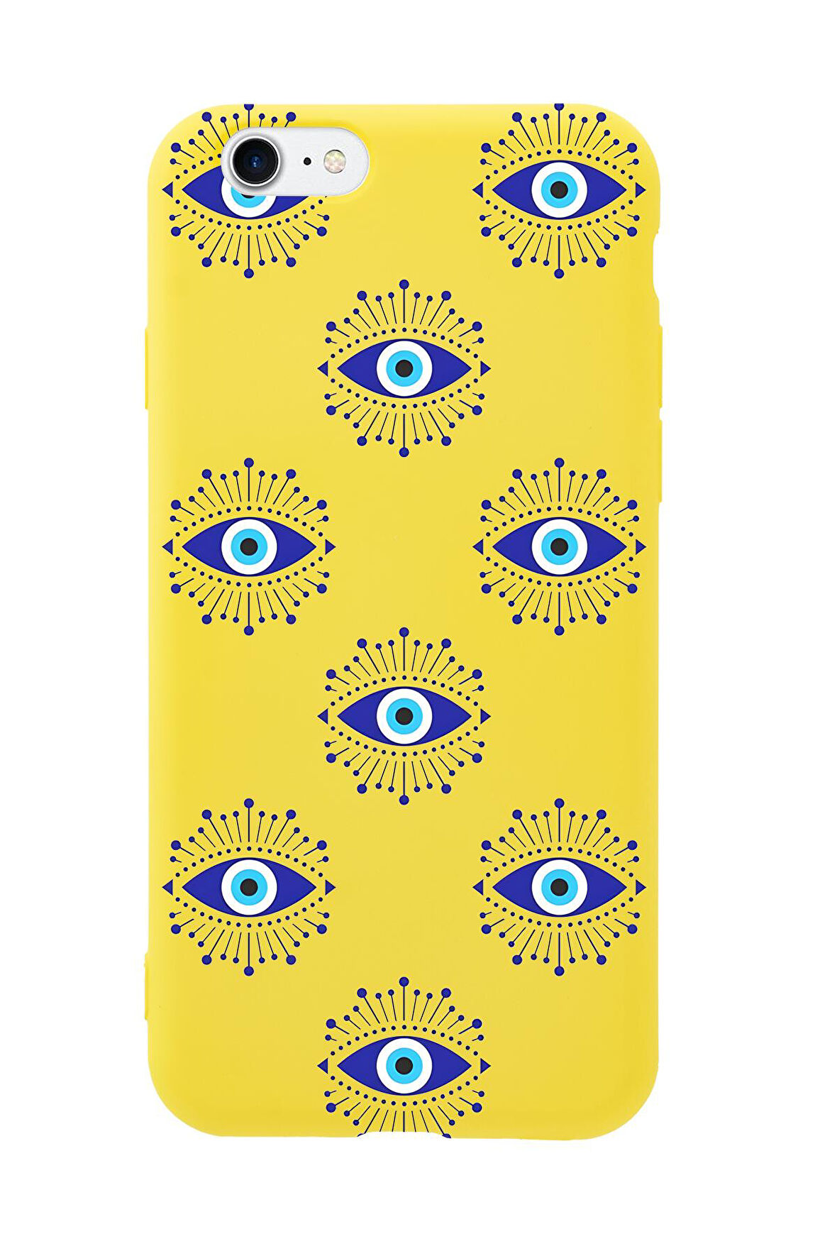 iPhone 8 Uyumlu Mystic Aura Desenli Premium Silikonlu Telefon Kılıfı