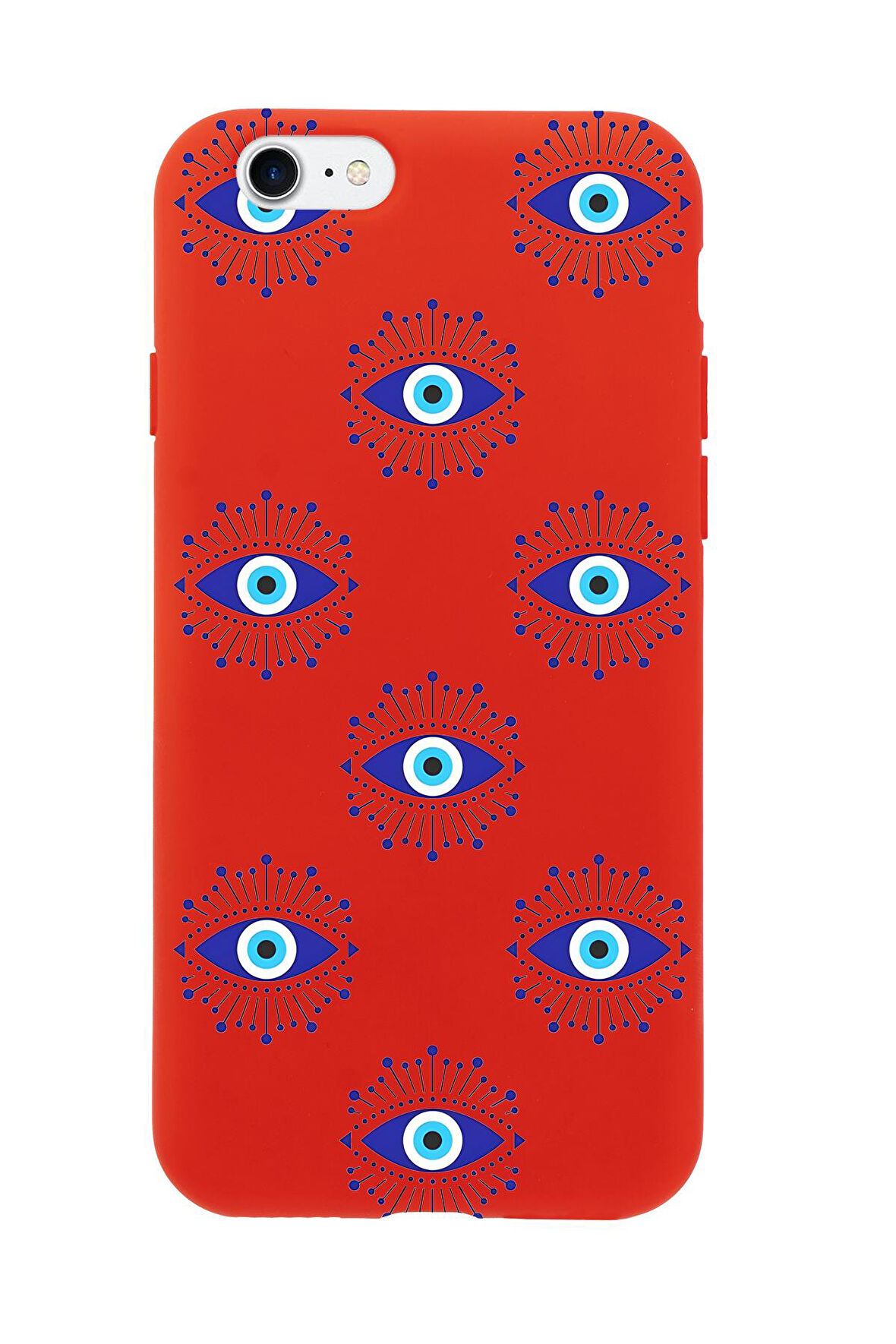 iPhone SE 2020 Uyumlu Mystic Aura Desenli Premium Silikonlu Telefon Kılıfı