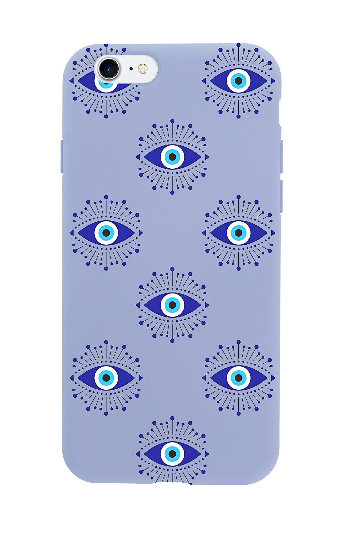 iPhone SE 2020 Uyumlu Mystic Aura Desenli Premium Silikonlu Telefon Kılıfı