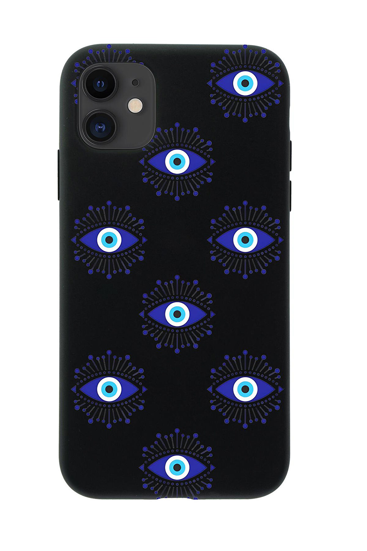 iPhone 12 Uyumlu Mystic Aura Desenli Premium Silikonlu Telefon Kılıfı