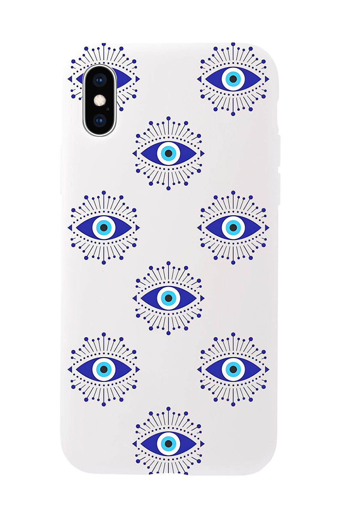 iPhone X Uyumlu Mystic Aura Desenli Premium Silikonlu Telefon Kılıfı