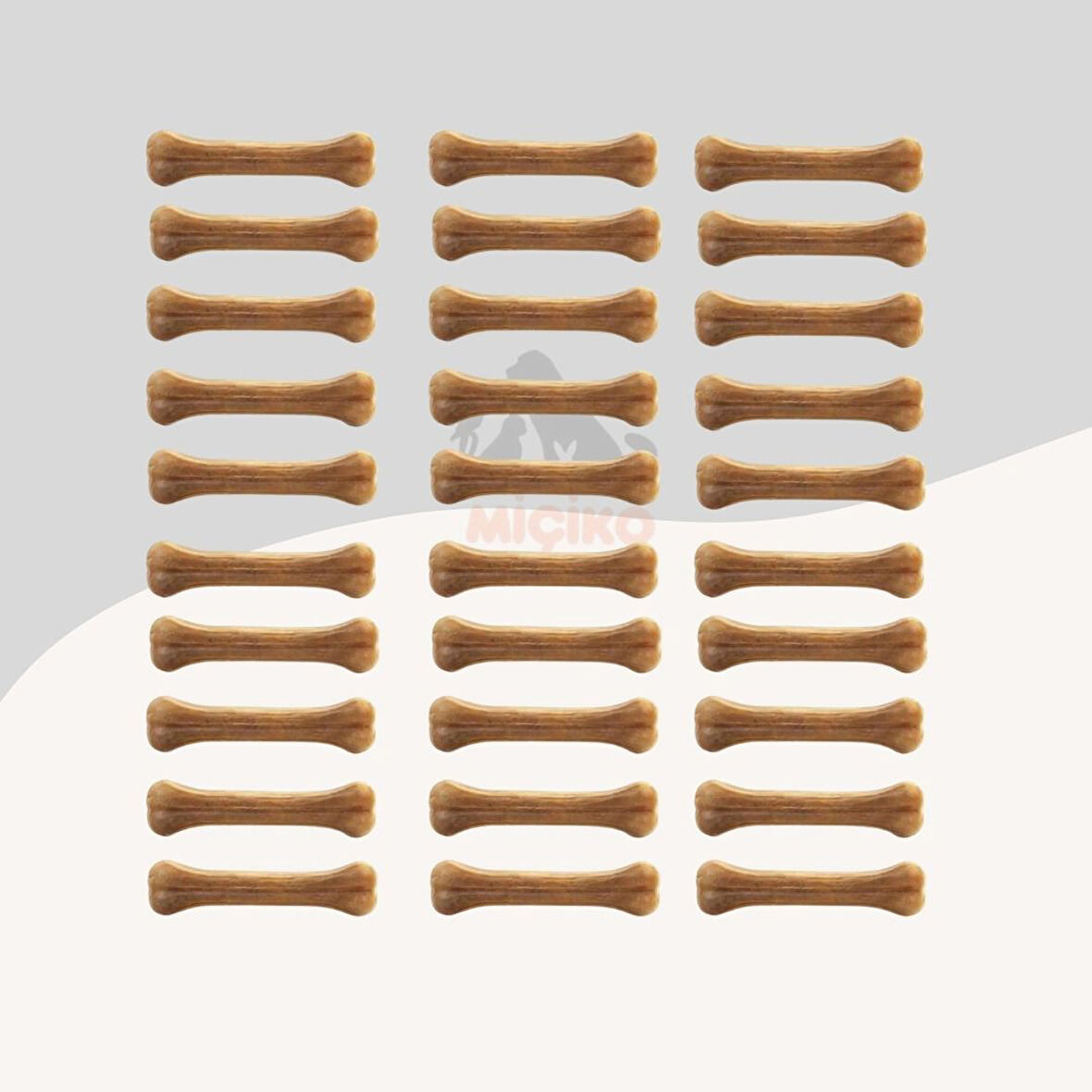 Köpekler İçin Naturel Press Çiğneme Kemiği 15Cm 30 Adet