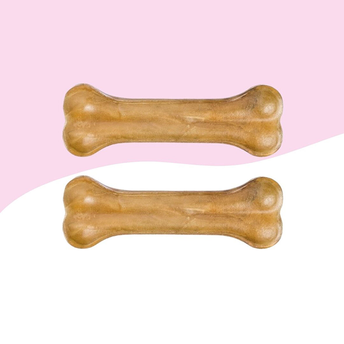Köpekler İçin Naturel Press Çiğneme Kemiği 12Cm 2Li Paket