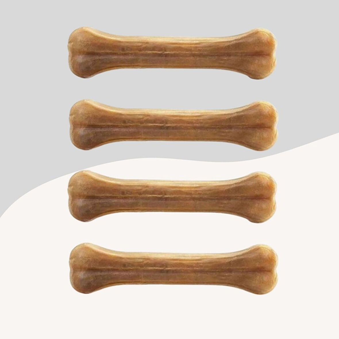 Köpekler İçin Naturel Press Çiğneme Kemiği 15Cm 4lü Paket