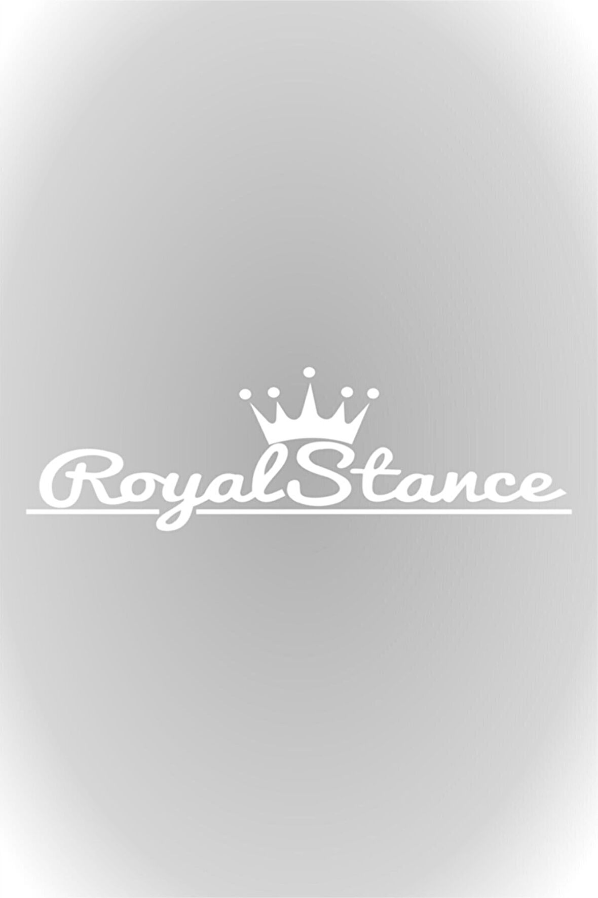 Royal Stance Oto Sticker Beyaz 40 Cm