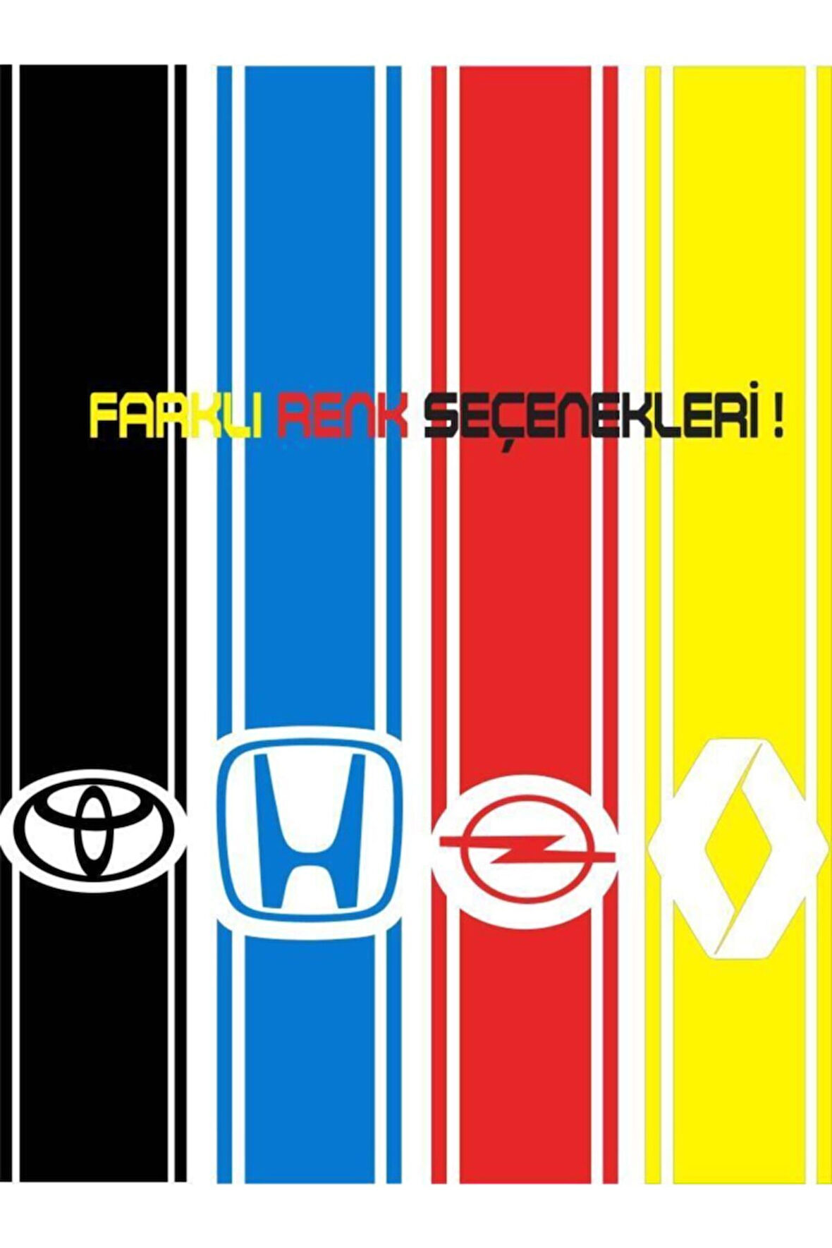 Peugeot 508 İçin Uyumlu Aksesuar Oto Kaput Şerit Sticker