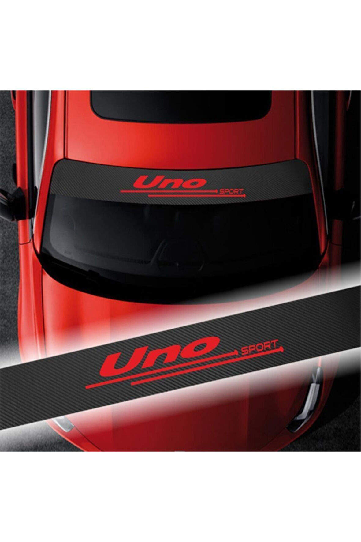 Fiat Uno İçin Uyumlu Aksesuar Oto Ön Cam Oto Sticker Karbon