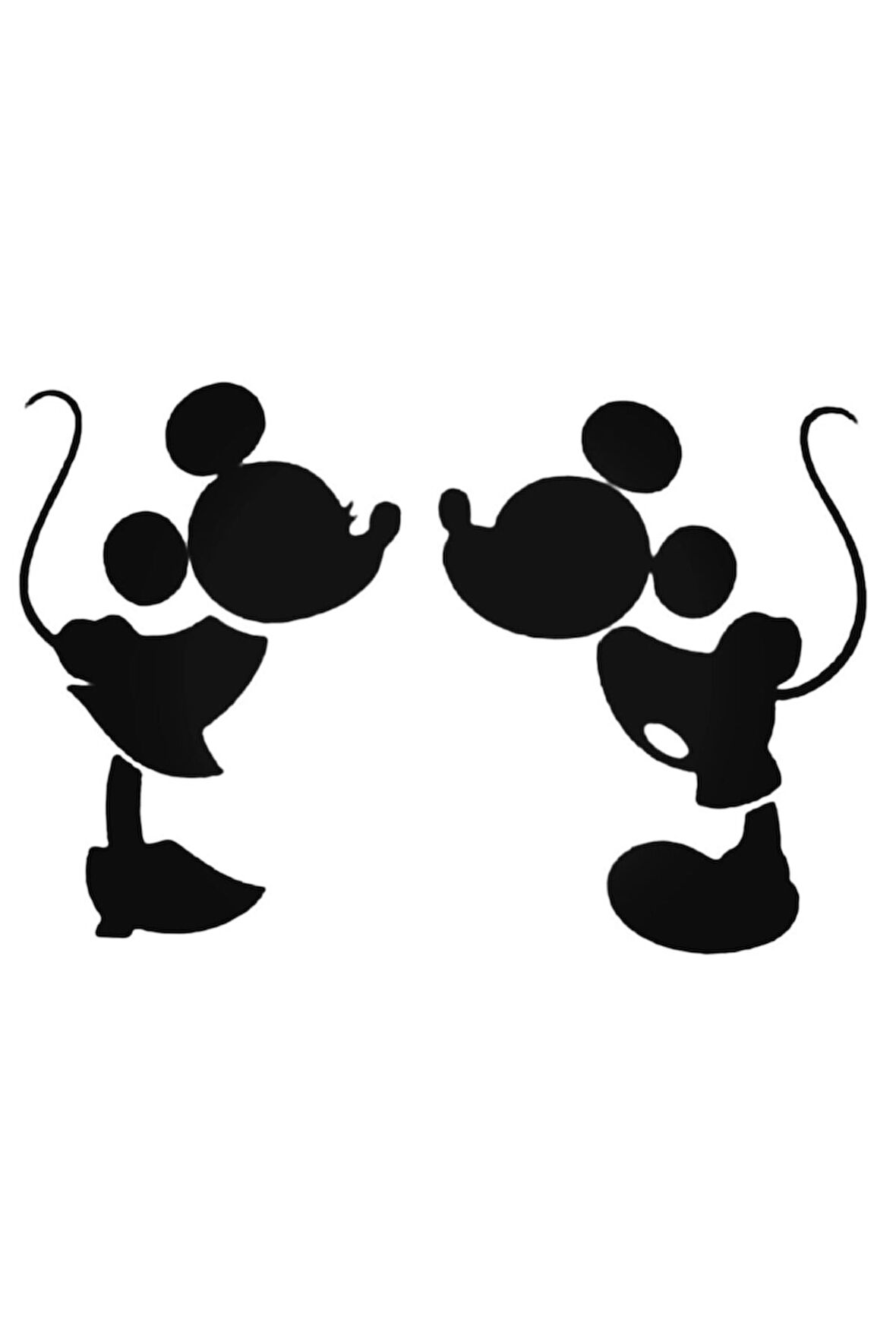 Mickey Mouse Oto Sticker 20 Cm