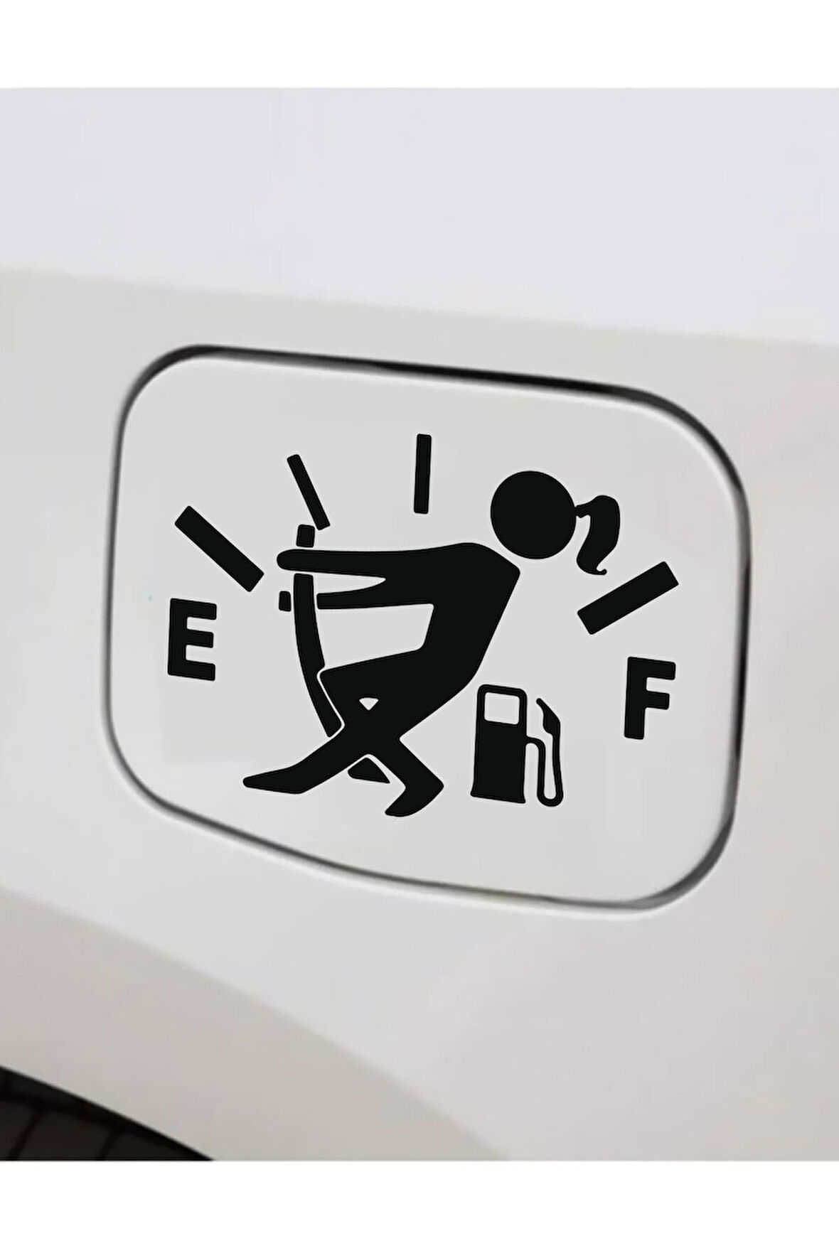 Yakıt Göstergesi Depo Kapağı Sticker 15 Cm