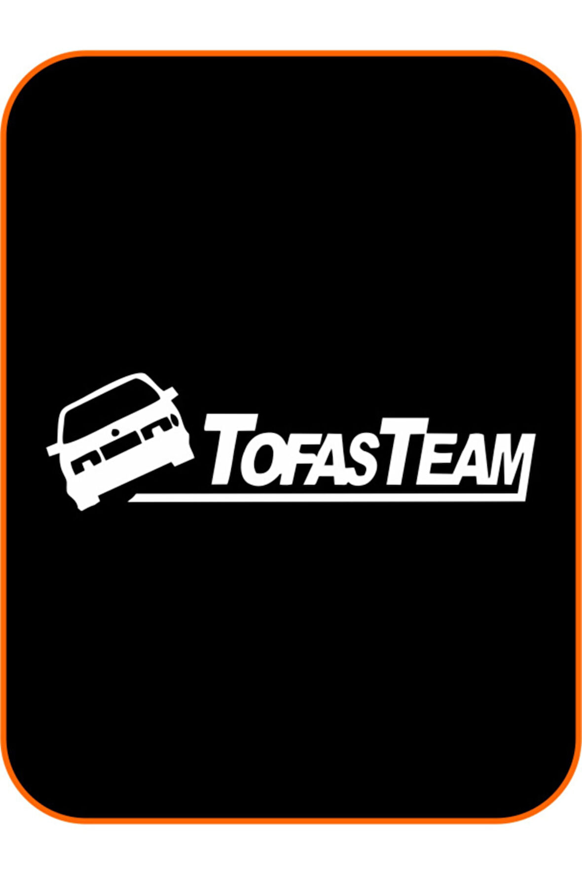 Tofaş Oto Sticker Beyaz 40*10 Cm