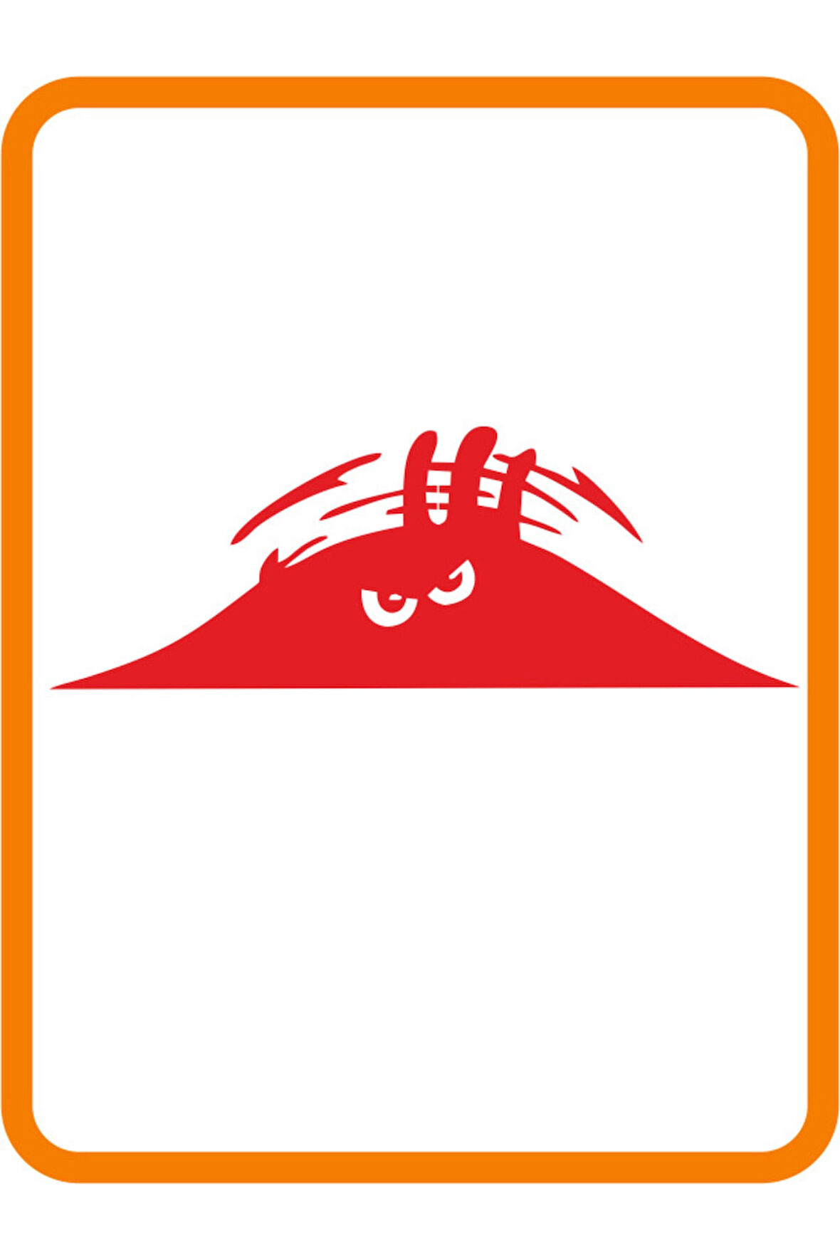 Bagajdan Bakan Kızgın Hayalet Oto Sticker Kırmızı 30*10 Cm