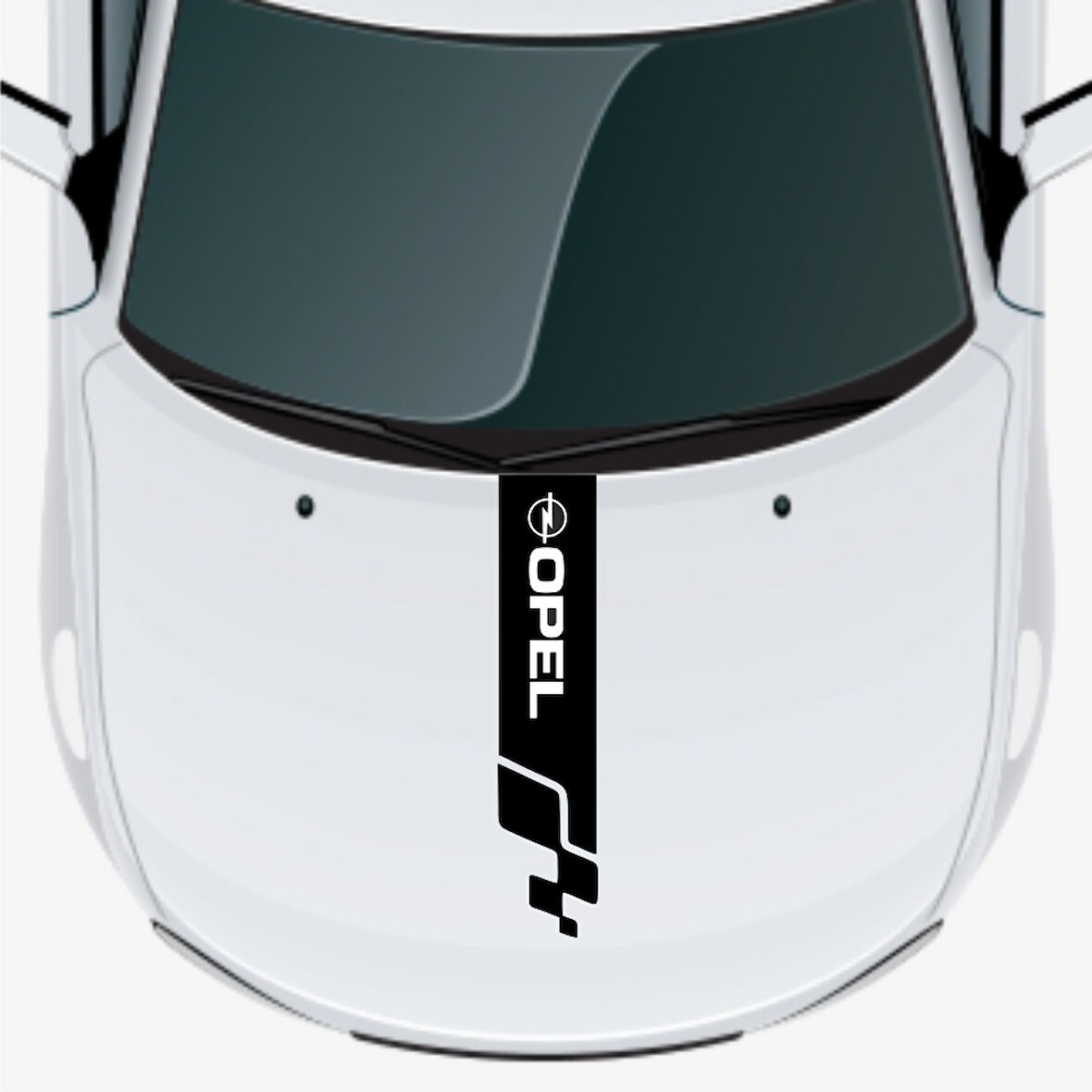 Opel Antara İçin Uyumlu Aksesuar Oto Kaput Şerit Sticker