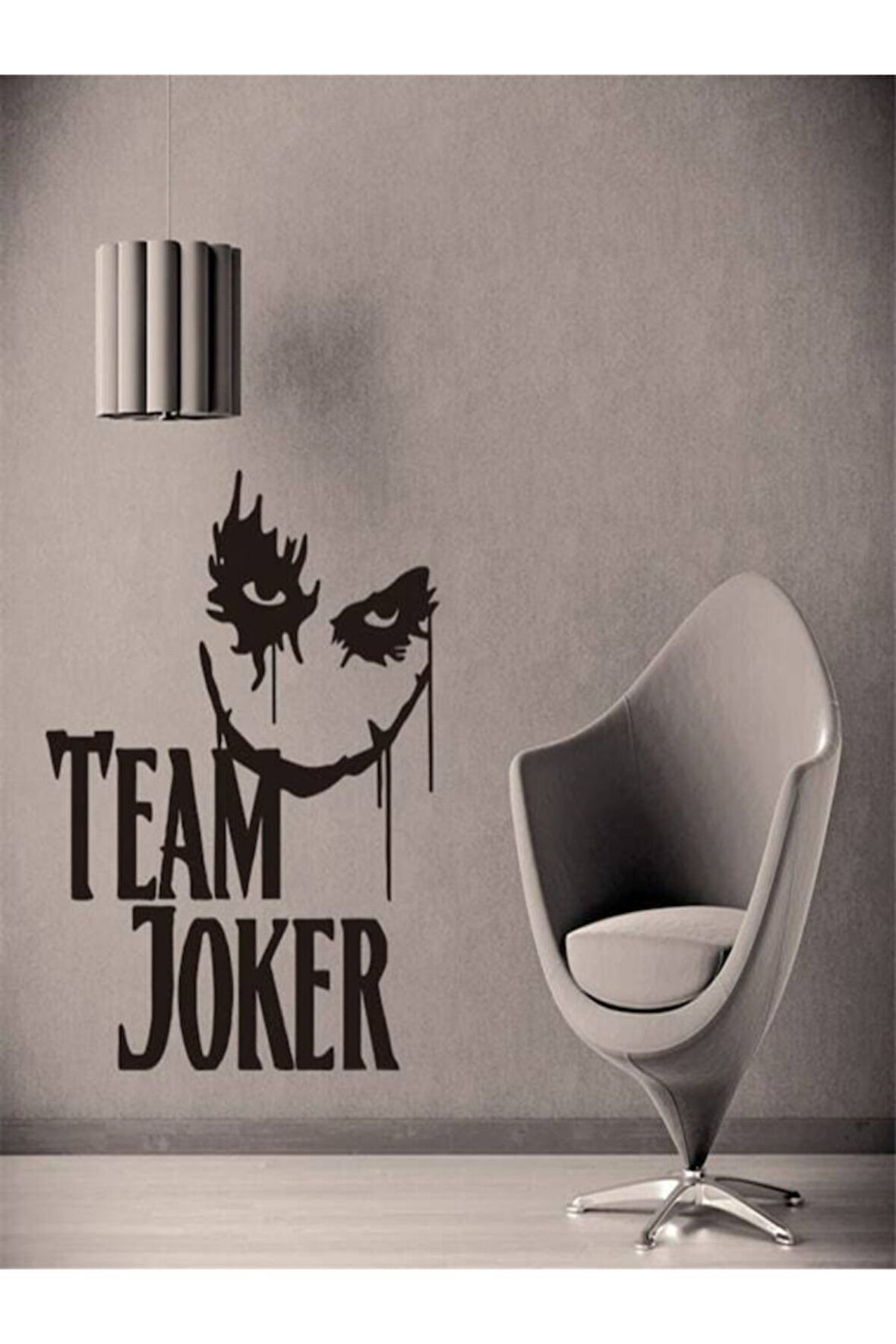 Duvar Sticker Yaratıcı Basit Serin Harfler Desen Çıkarılabilir Etiket