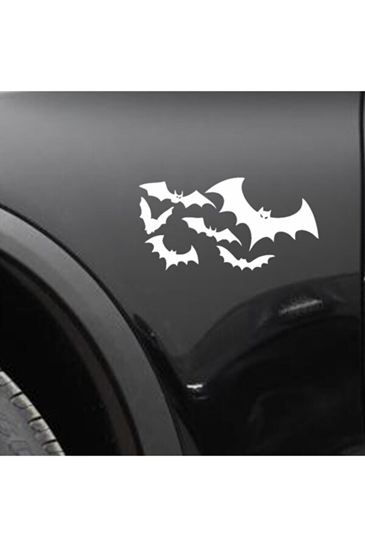 Yarasa Tasarım Su Geçirmez Çıkarılabilir Oto Sticker 19*36 Cm