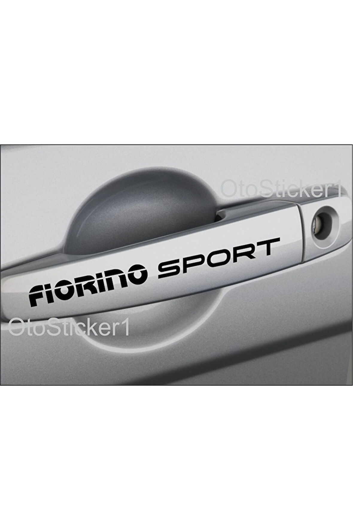 Fiat Fiorino Sport Kapı Kolu Ve Jant Sticker 8 Adet