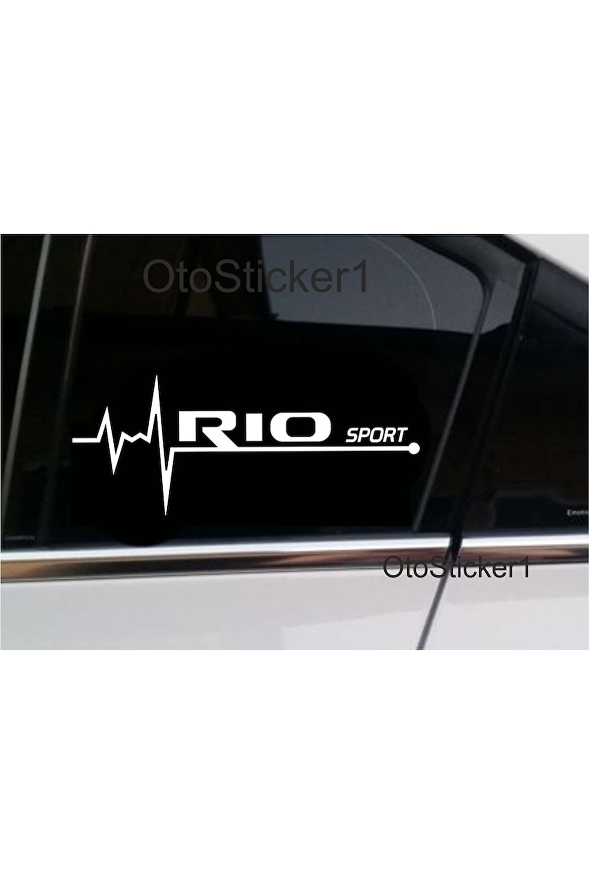 Kia Rio Sport Nabız Kalp Atışı Ritim Sticker 2 Adet