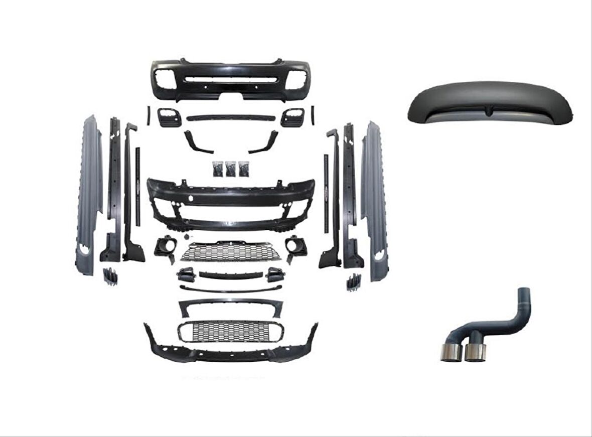 MINI COOPER R56 08-14 İÇİN UYUMLU JCW GÖRÜNÜM BODY KIT