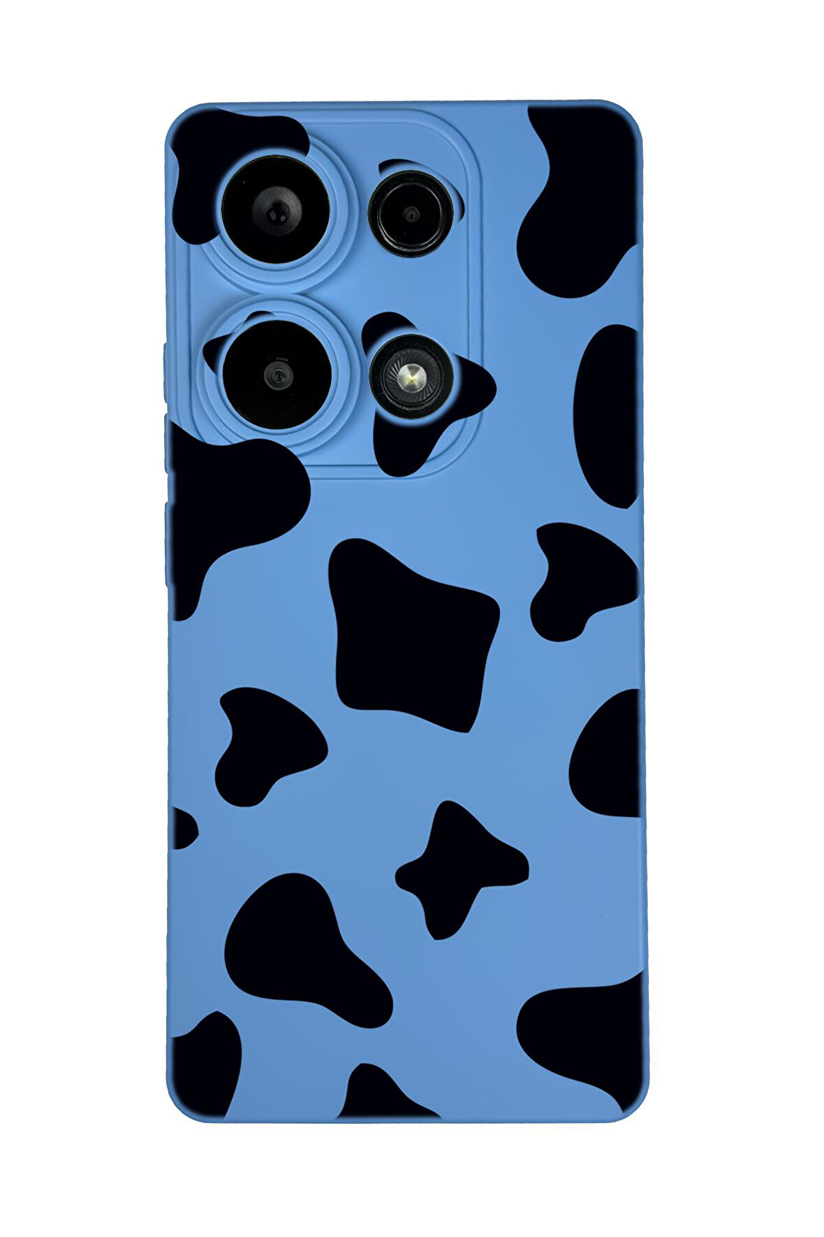 Xiaomi Redmi Note 13 Pro 4G Uyumlu İnek Desenli Premium Silikonlu Lansman Telefon Kılıfı