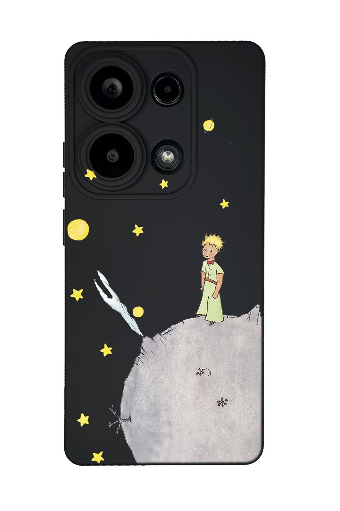 Xiaomi Redmi Note 13 Pro 4G Uyumlu Küçük Prens Desenli Premium Silikonlu Lansman Telefon Kılıfı