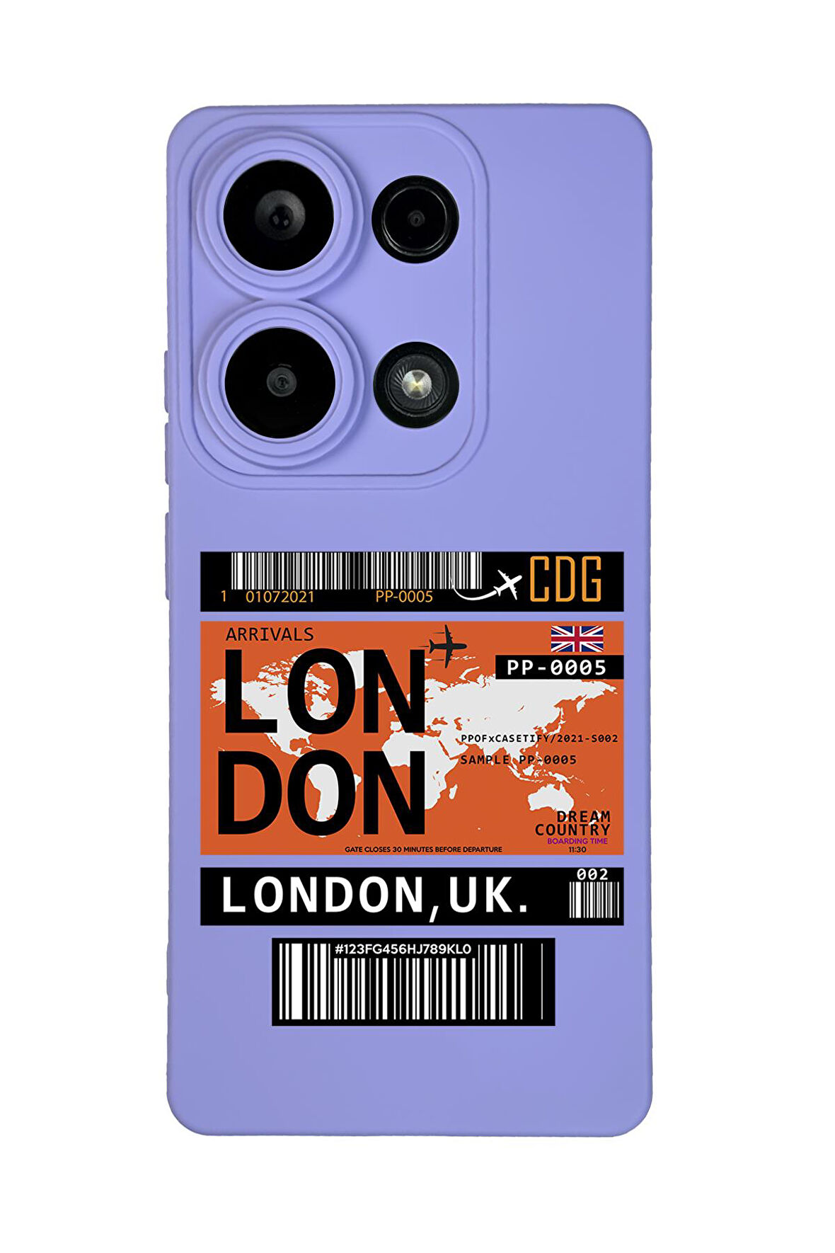Xiaomi Redmi Note 13 Pro 4G Uyumlu London Yaprak Desenli Premium Silikonlu Lansman Telefon Kılıfı