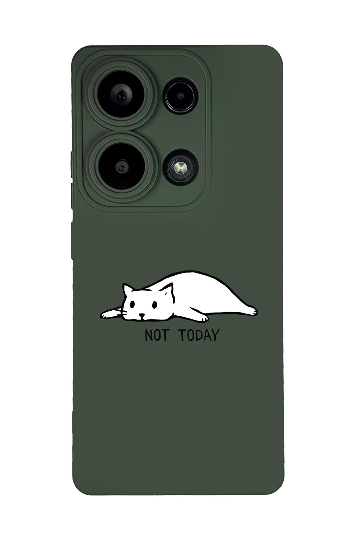 Xiaomi Redmi Note 13 Pro 4G Uyumlu Not Today Desenli Premium Silikonlu Lansman Telefon Kılıfı