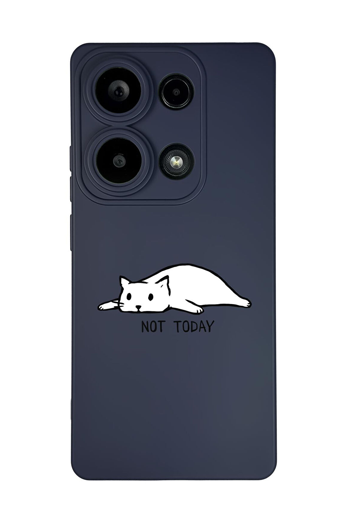 Xiaomi Redmi Note 13 Pro 4G Uyumlu Not Today Desenli Premium Silikonlu Lansman Telefon Kılıfı