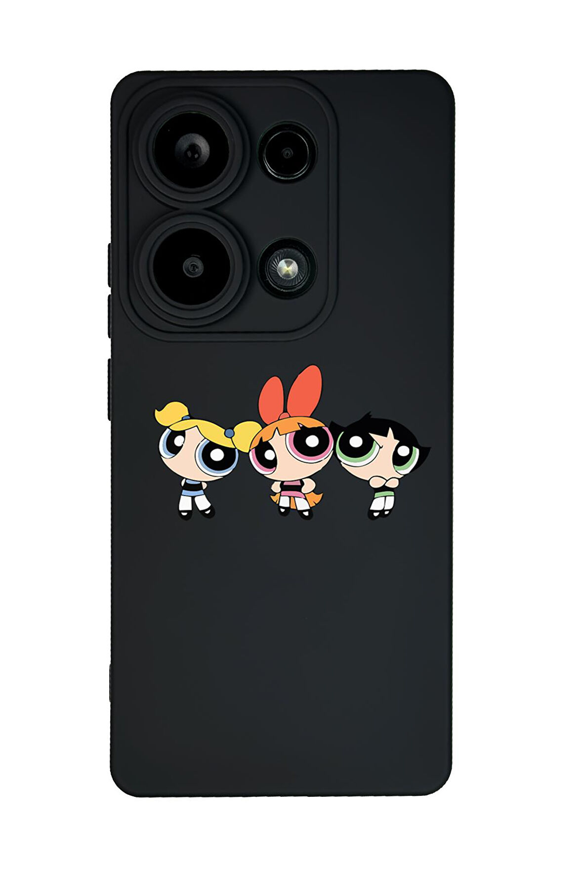 Xiaomi Redmi Note 13 Pro 4G Uyumlu Powerpuff Girls Desenli Premium Silikonlu Lansman Telefon Kılıfı
