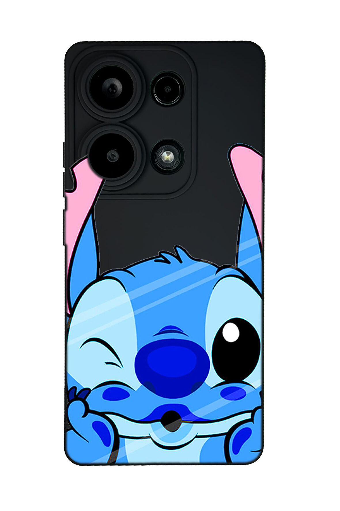 Xiaomi Redmi Note 13 Pro 4G Uyumlu Stitch Desenli Premium Silikonlu Lansman Telefon Kılıfı