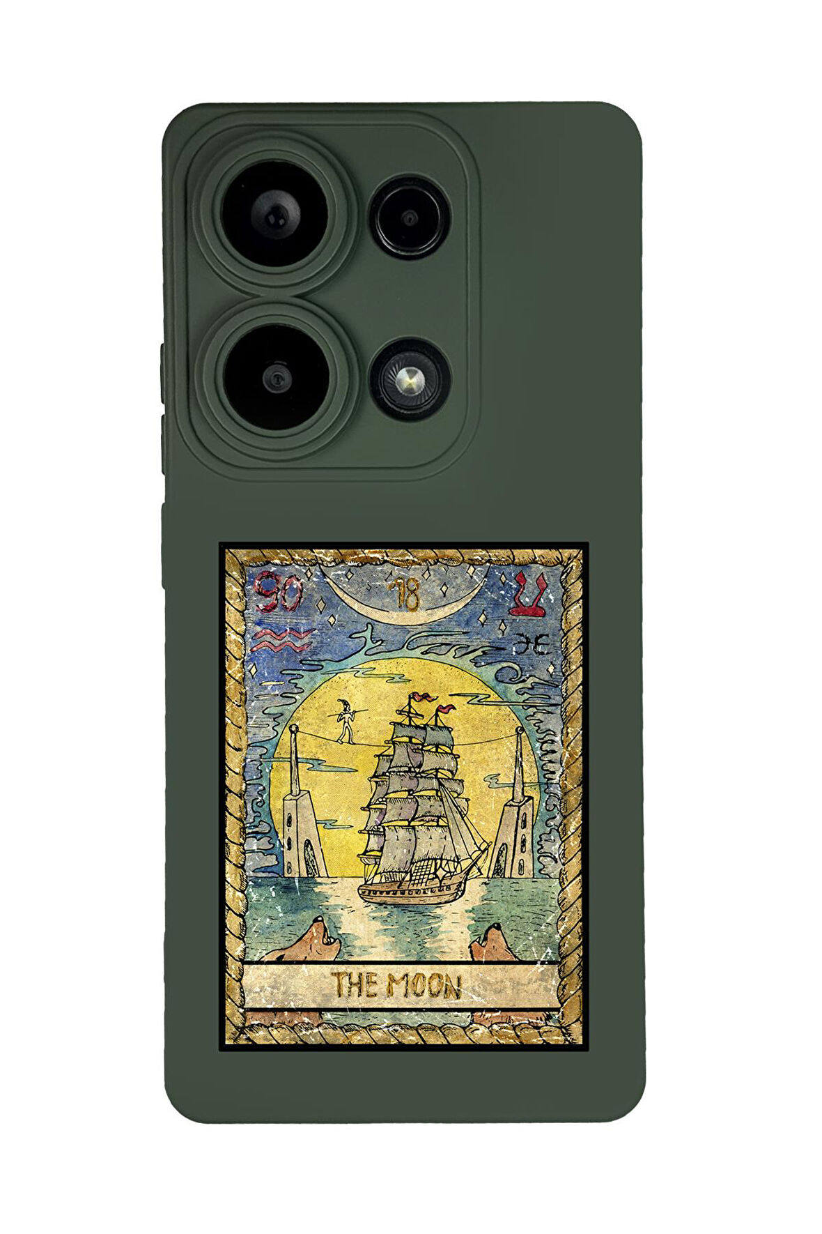 Xiaomi Redmi Note 13 Pro 4G Uyumlu The Moon Desenli Premium Silikonlu Lansman Telefon Kılıfı