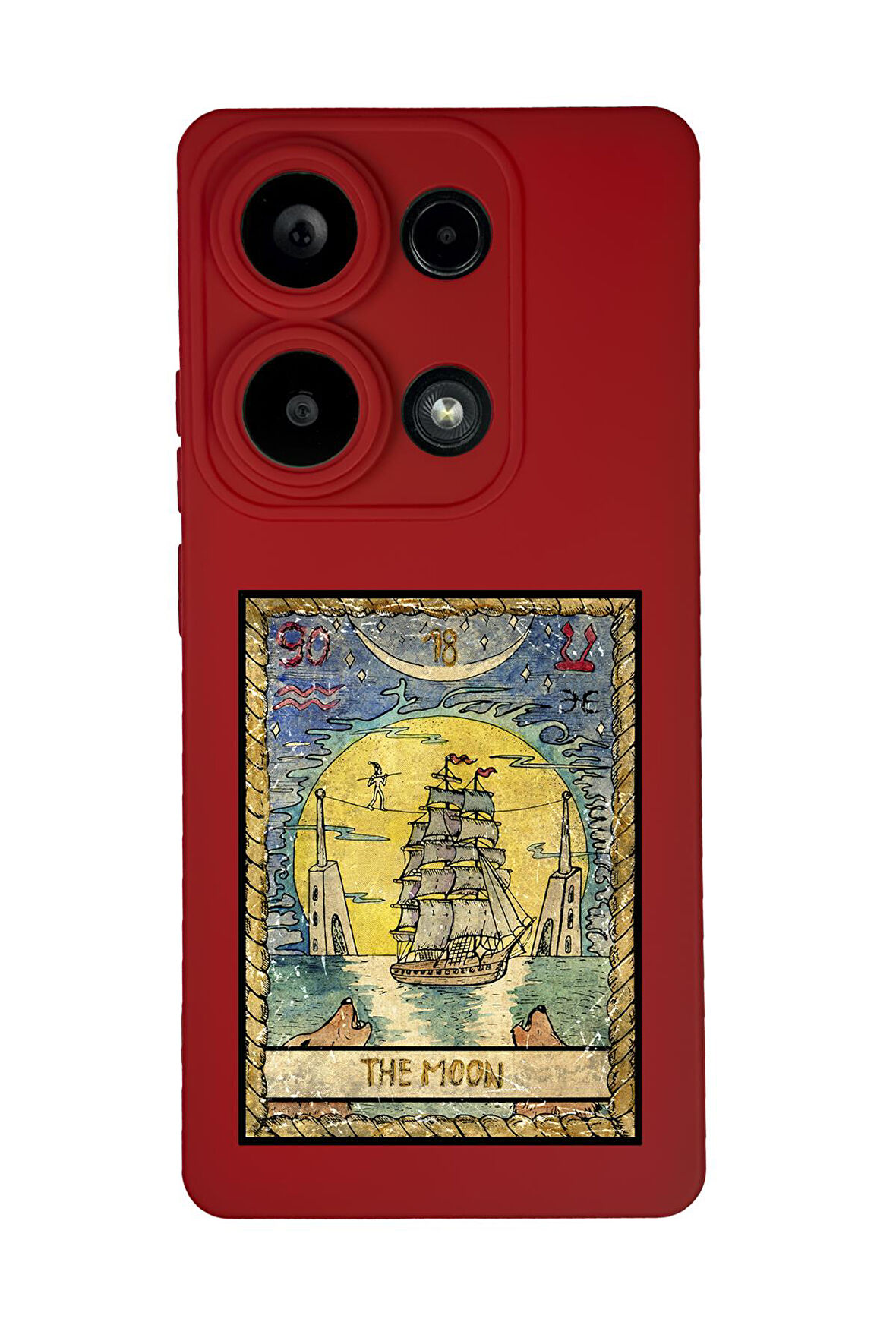 Xiaomi Redmi Note 13 Pro 4G Uyumlu The Moon Desenli Premium Silikonlu Lansman Telefon Kılıfı