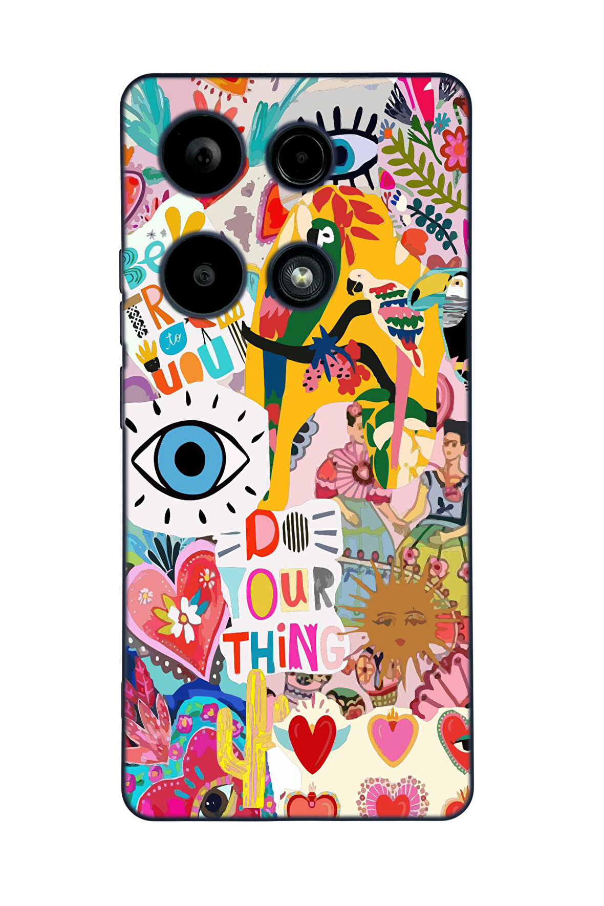 Xiaomi Redmi Note 13 Pro 4G Uyumlu Fun Desenli Premium Silikonlu Lansman Telefon Kılıfı