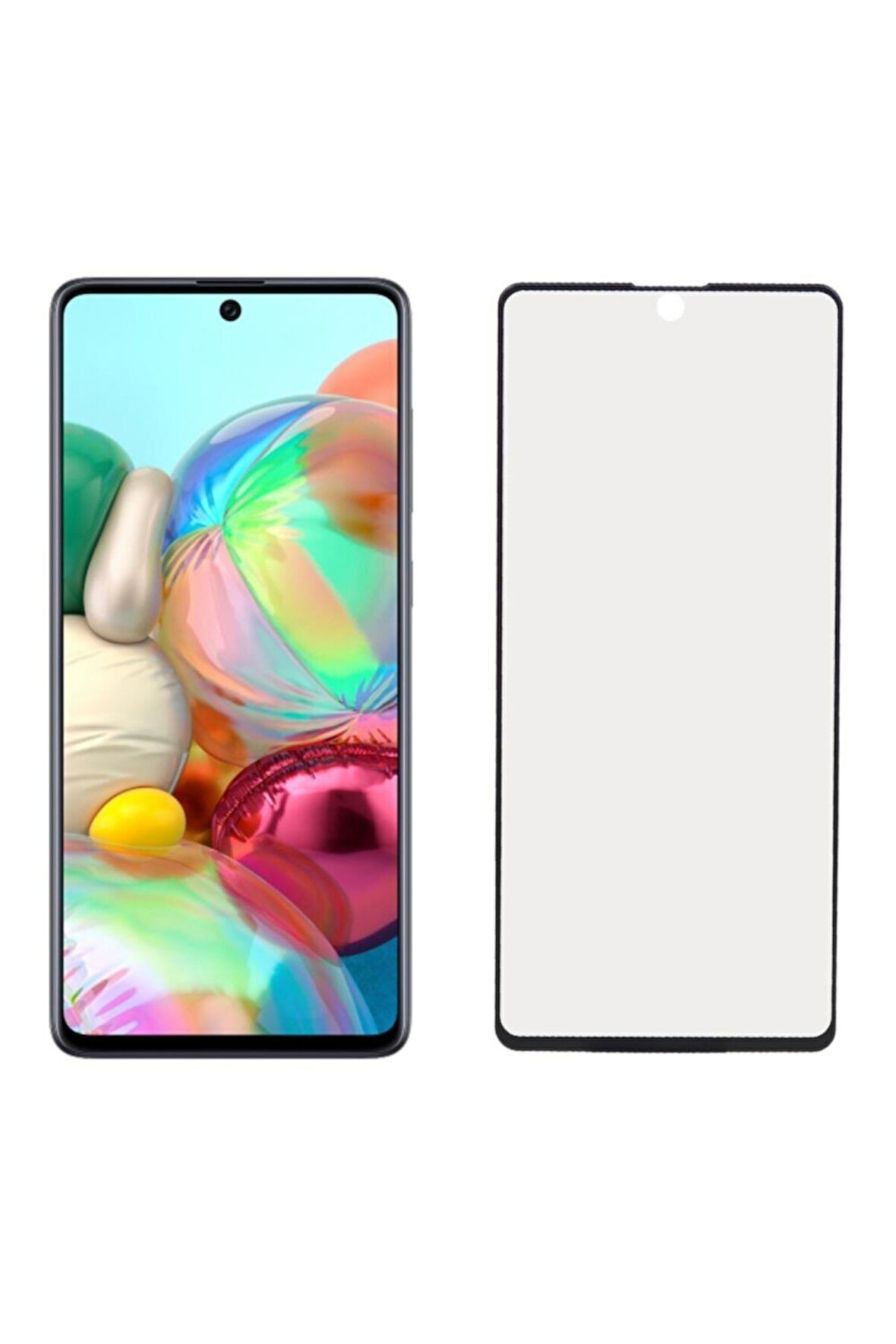 Samsung M51 Siyah Mat Seramik Ekran Koruyucu Parmak Izi Ve Hava Kabarcığı Bırakmaz