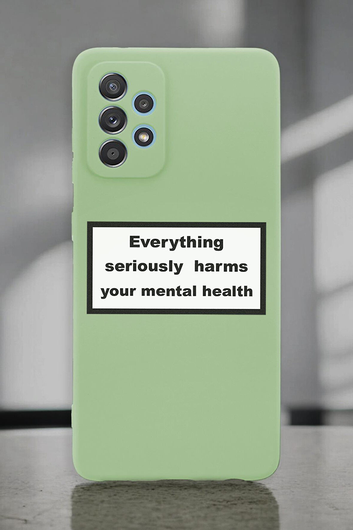 Samsung A72 Uyumlu Everything Desenli Premium Silikonlu Lansman Telefon Kılıfı