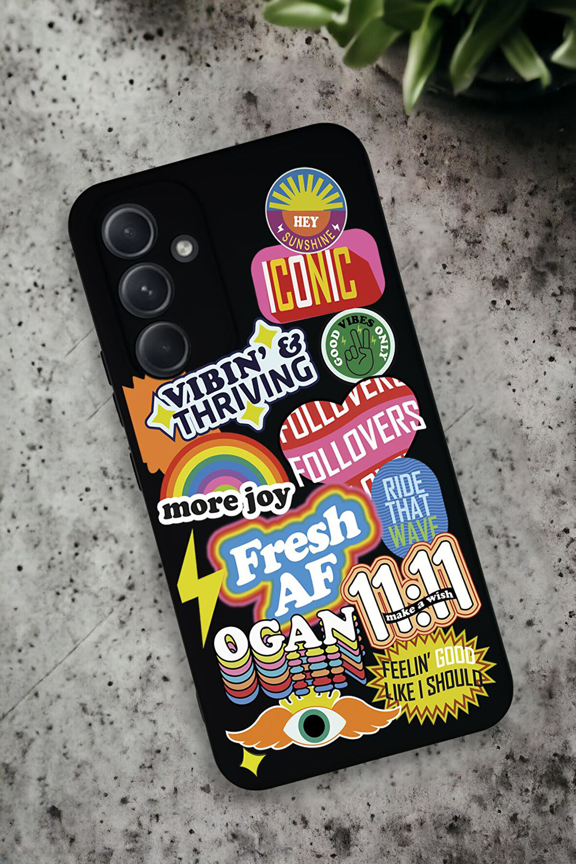 Samsung Galaxy A54 Uyumlu Fresh Desenli Premium Silikonlu Lansman Telefon Kılıfı