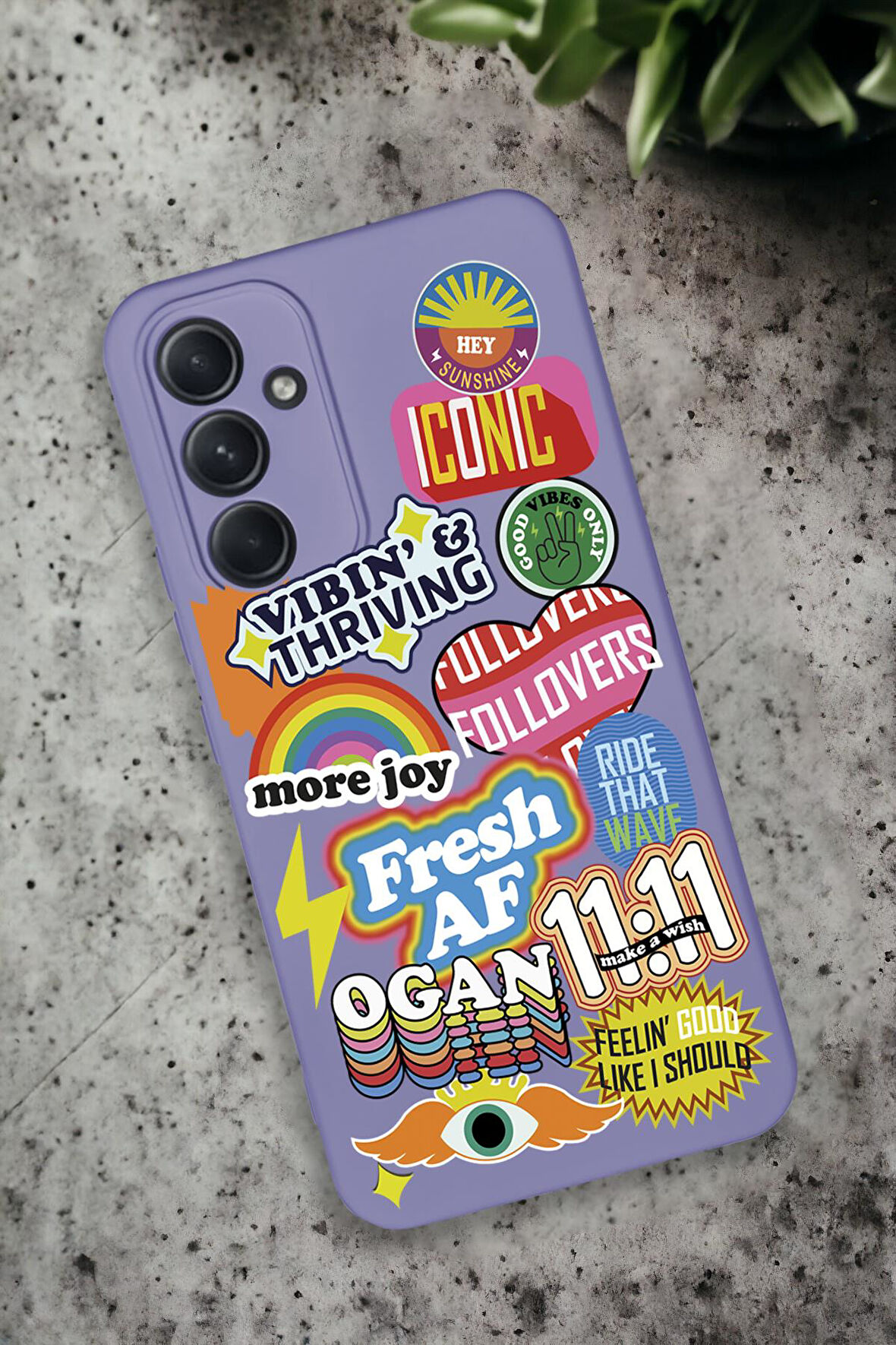 Samsung Galaxy A54 Uyumlu Fresh Desenli Premium Silikonlu Lansman Telefon Kılıfı