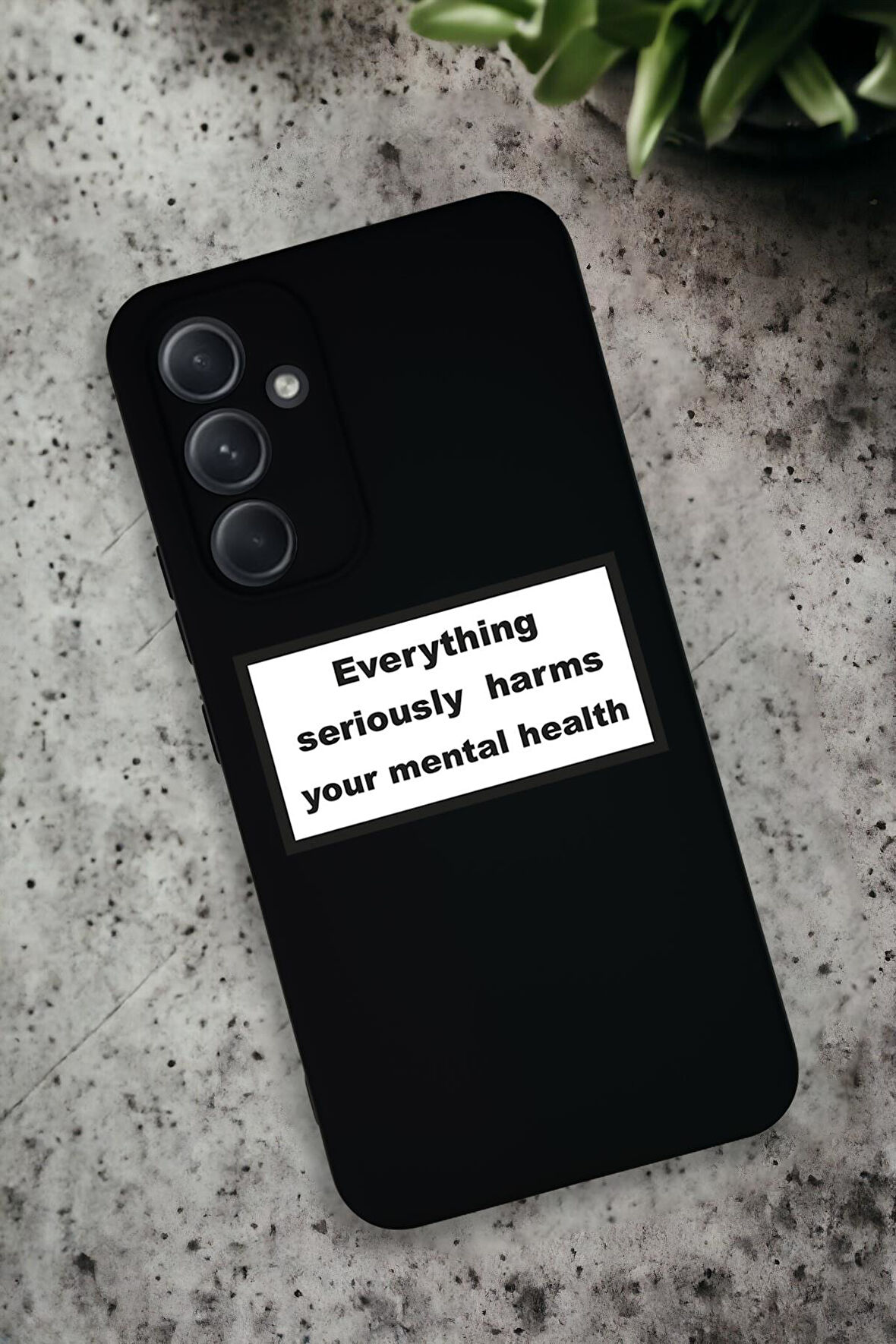 Samsung Galaxy A54 Uyumlu Everything Desenli Premium Silikonlu Lansman Telefon Kılıfı