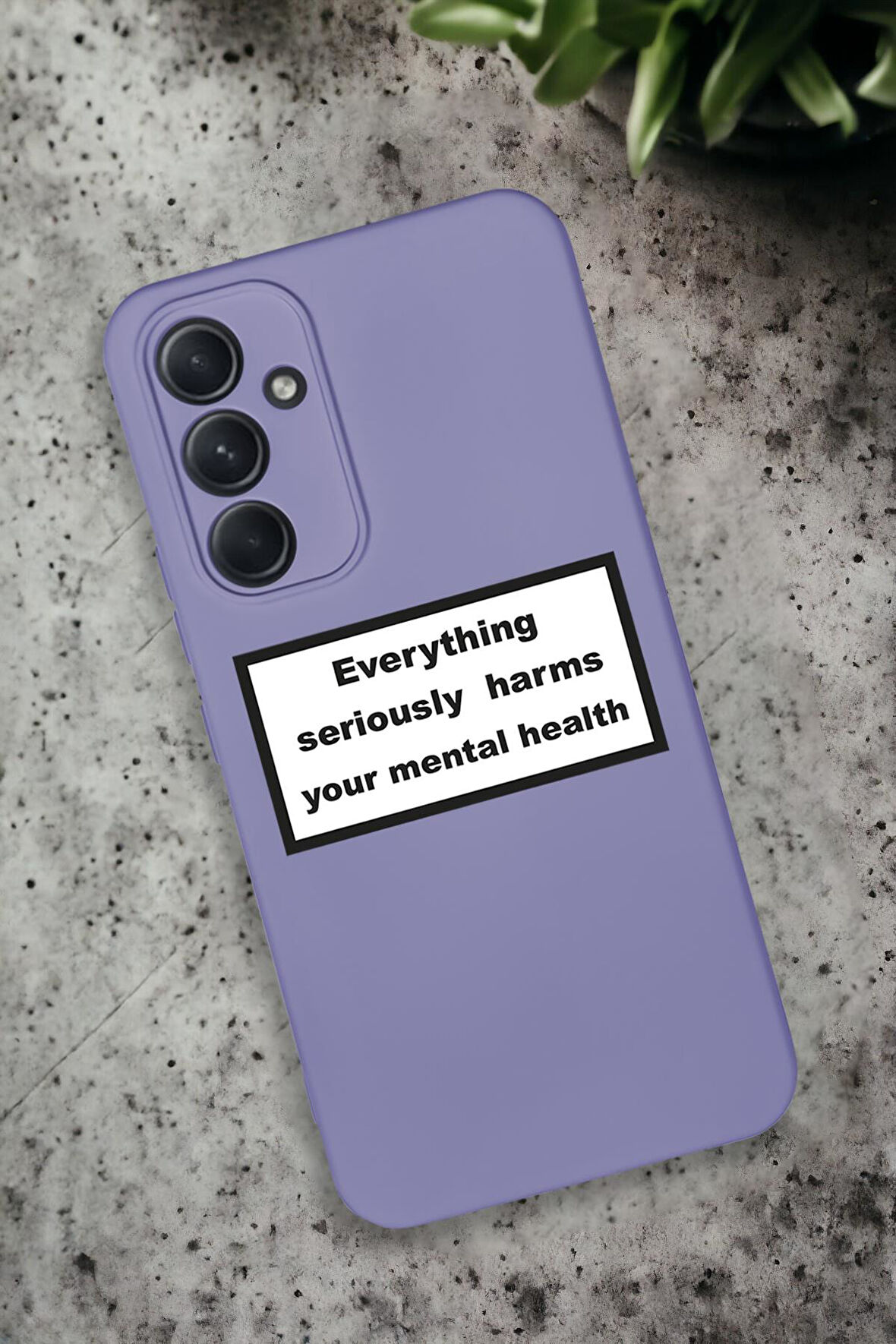 Samsung Galaxy A54 Uyumlu Everything Desenli Premium Silikonlu Lansman Telefon Kılıfı