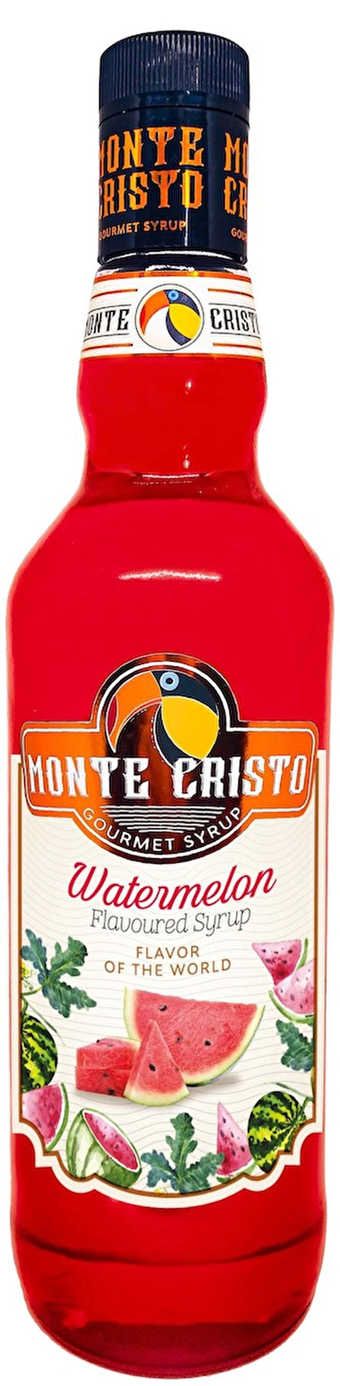 Monte Cristo Karpuz Aromalı Kokteyl & Kahve Şurup 70cl Cam Şişe