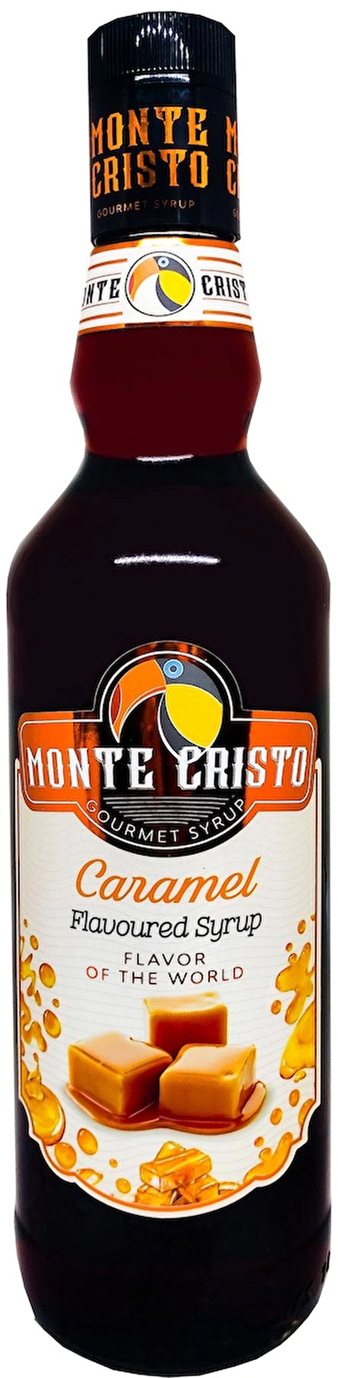 Monte Cristo Karamel Aromalı Kokteyl & Kahve Şurup 70cl Cam Şişe
