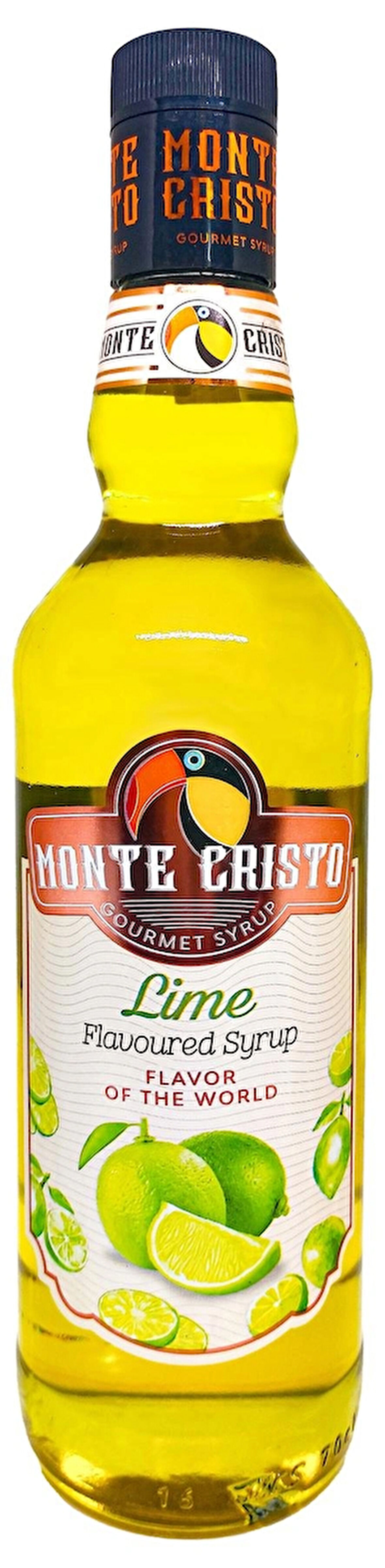 Monte Cristo Yeşil Limon Aromalı Kokteyl & Kahve Şurup 70cl Cam Şişe