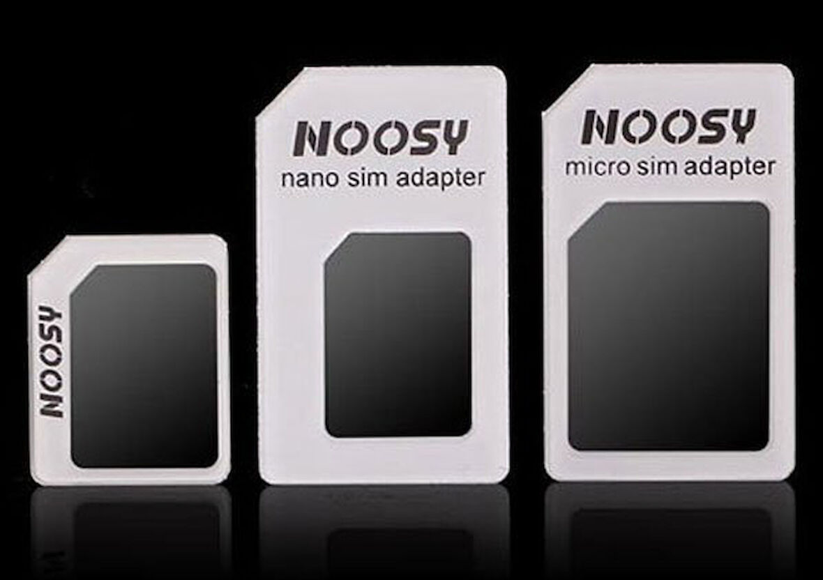 Noosy: Nano ve Micro Sim Kart Adaptörü (4767)