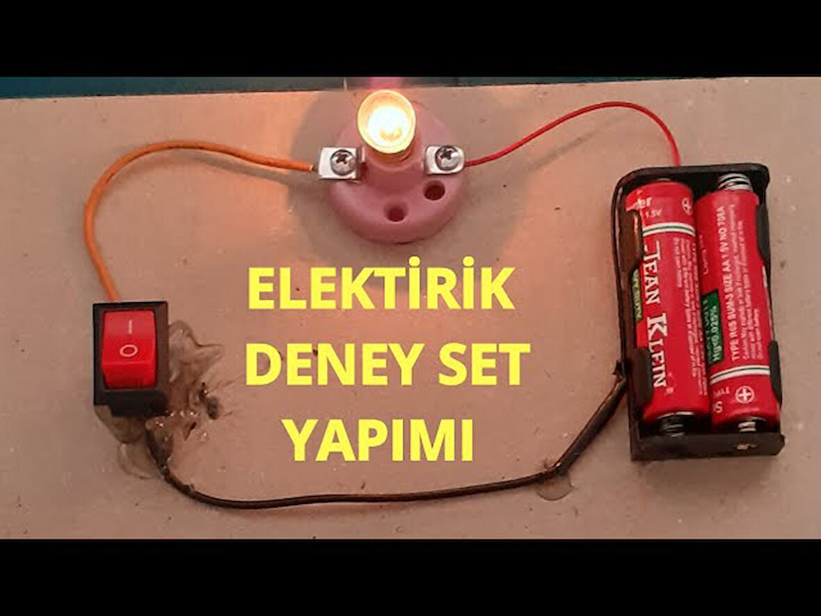 İŞ EĞİTİMİ ELEKTRİK DENEY SETİ (4767)