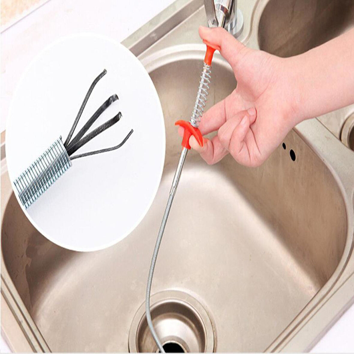 Clamp Tıkalı Lavabo Ve Gider Boruları Açma Aparatı Kıskaçlı (4767)