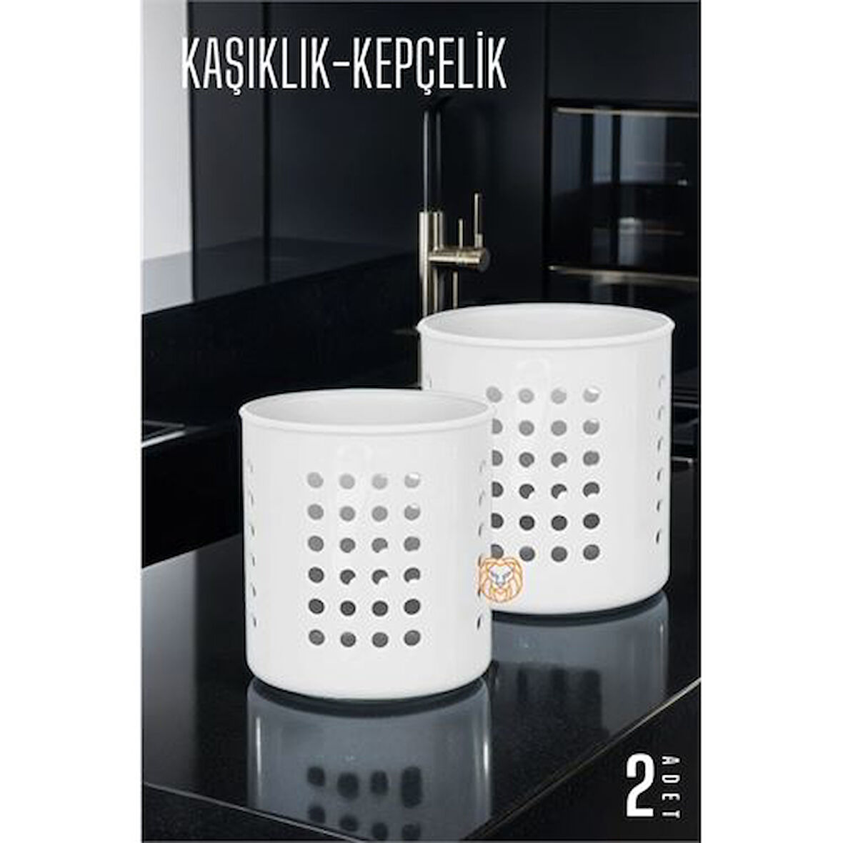 Kaşıklık Organizer 2 li SET BEYAZ C.Bindschedler Design