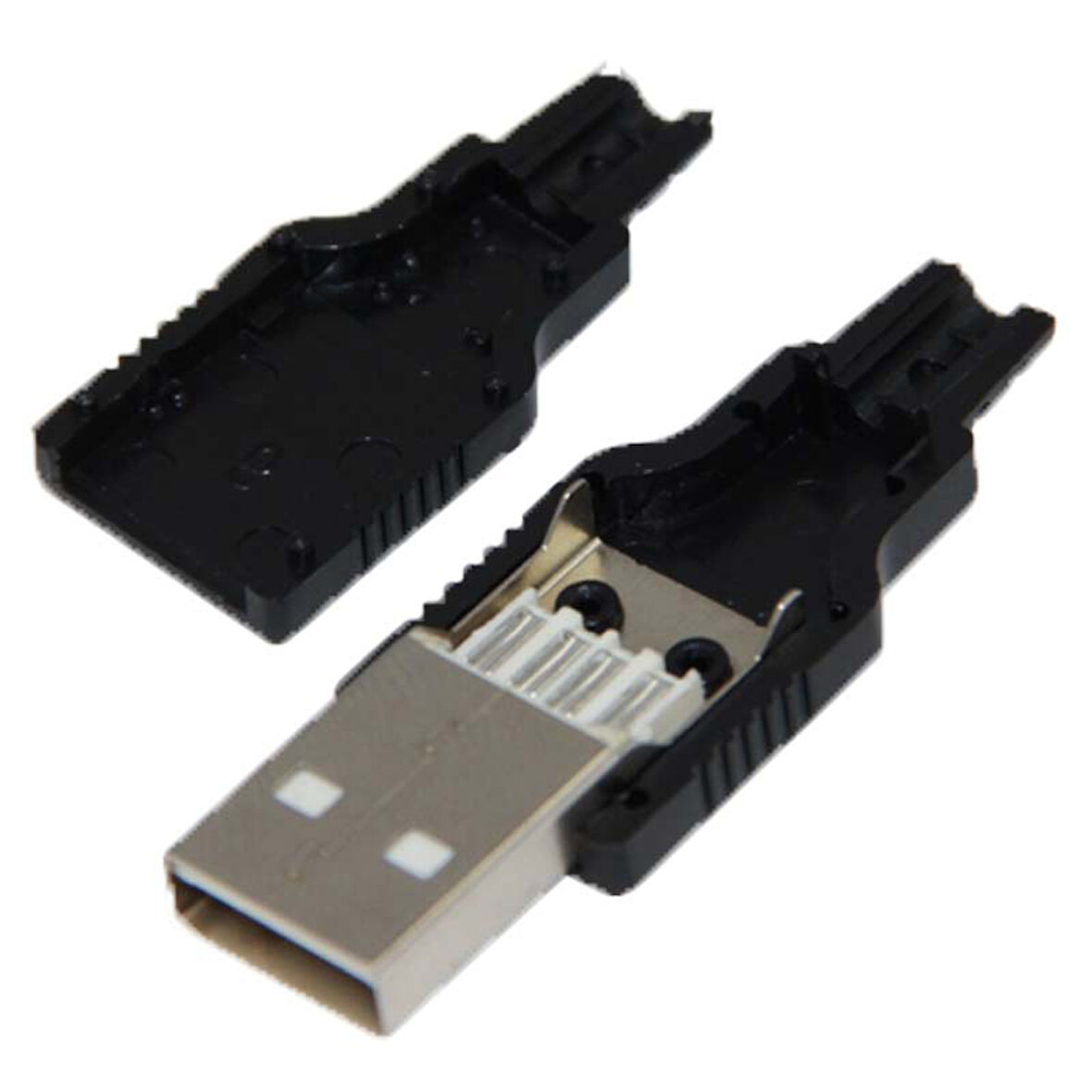 USB A ERKEK SOKET LEHİMLENEBİLİR MODEL (IC-264A) (4767)