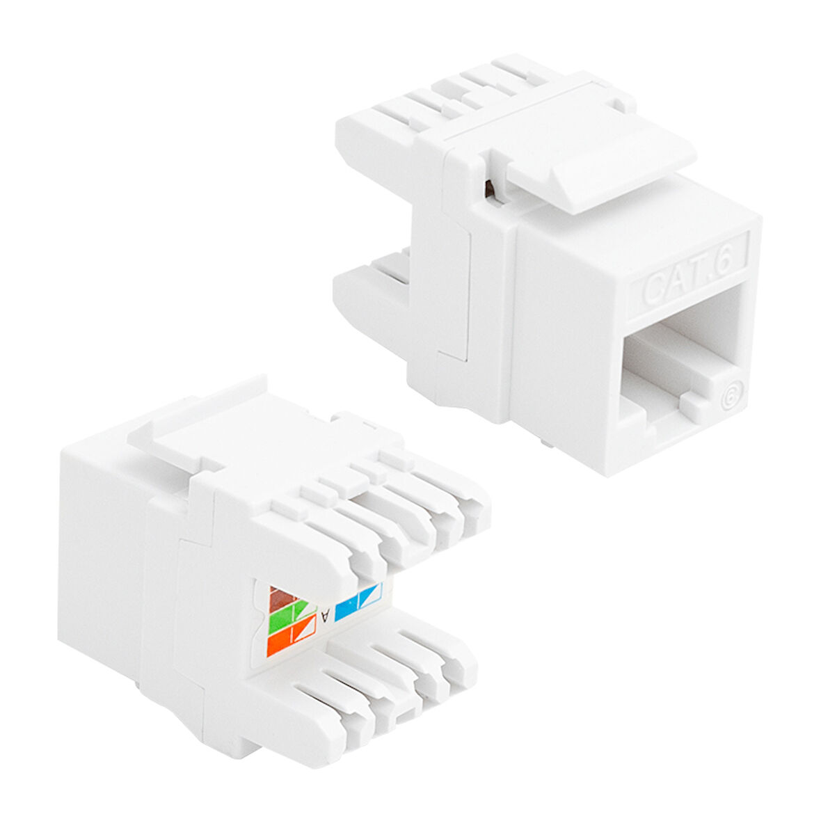 RJ 45 CAT6 ŞASE 180 DERECE (KEYSTONE JACK) (4767)