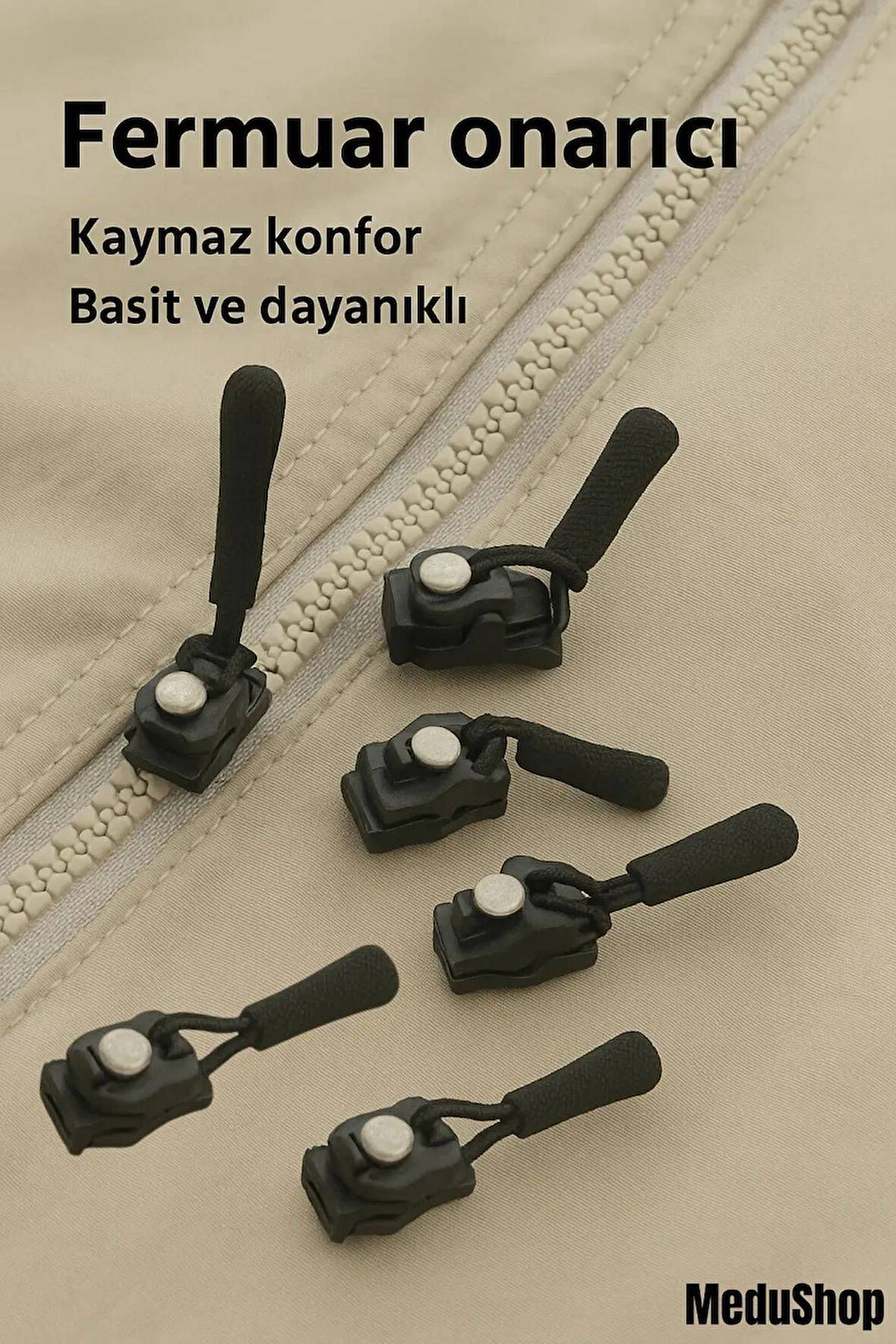 6 Adet Fermuar Tamir Aparatı - Aletsiz Hızlı Onarım, Çanta & Giyim & Ayakkabı Için